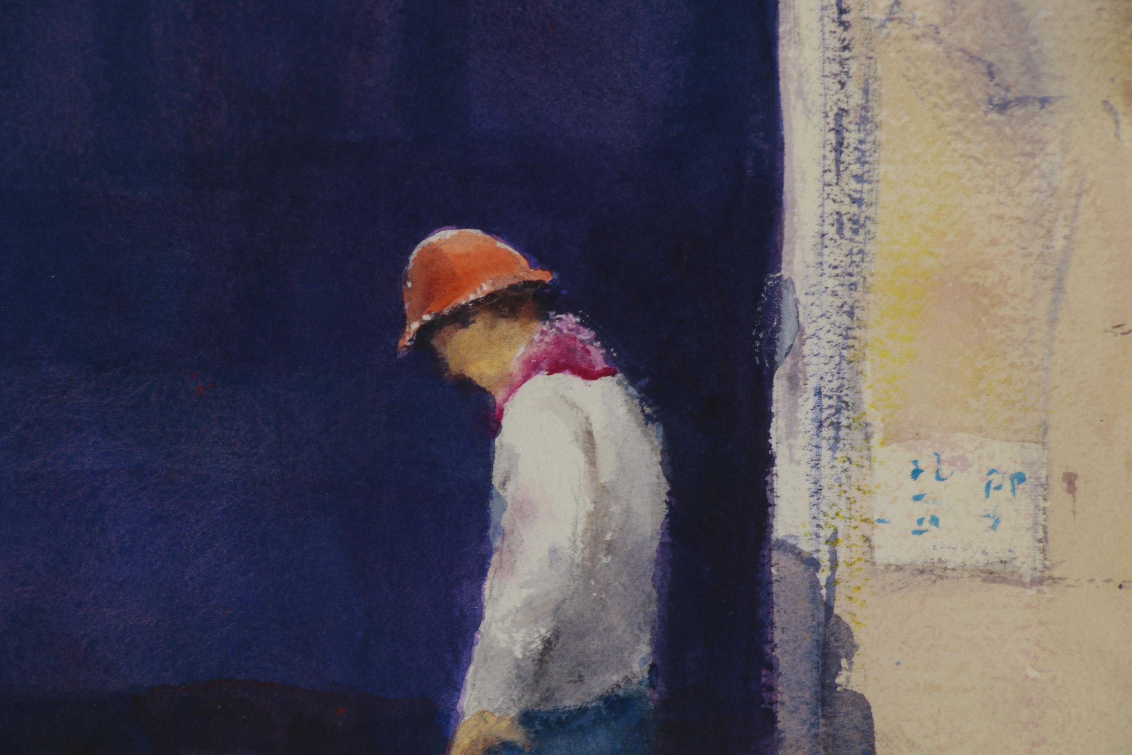 John McIver Watercolor Painting "Paint Crew," 1990