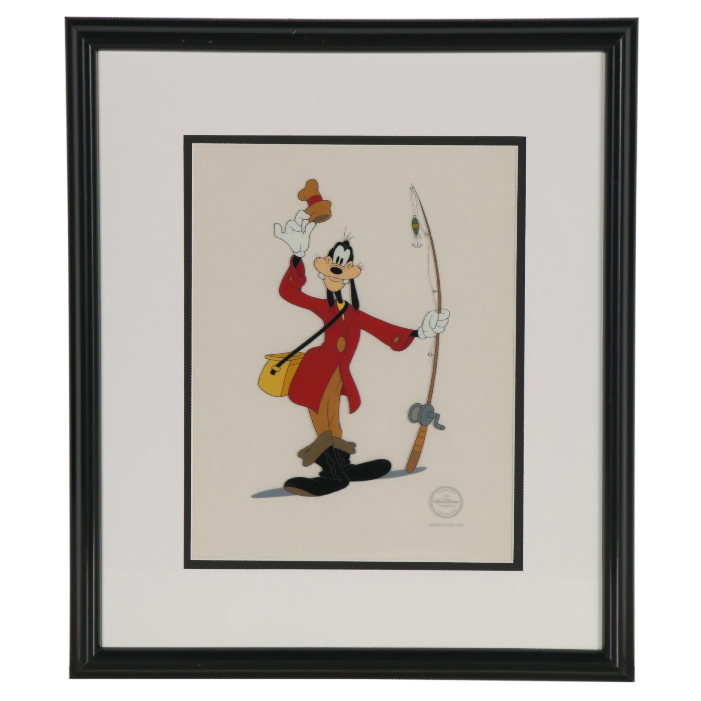 Disney "Goofy About Fishing" Sericel, 1996
