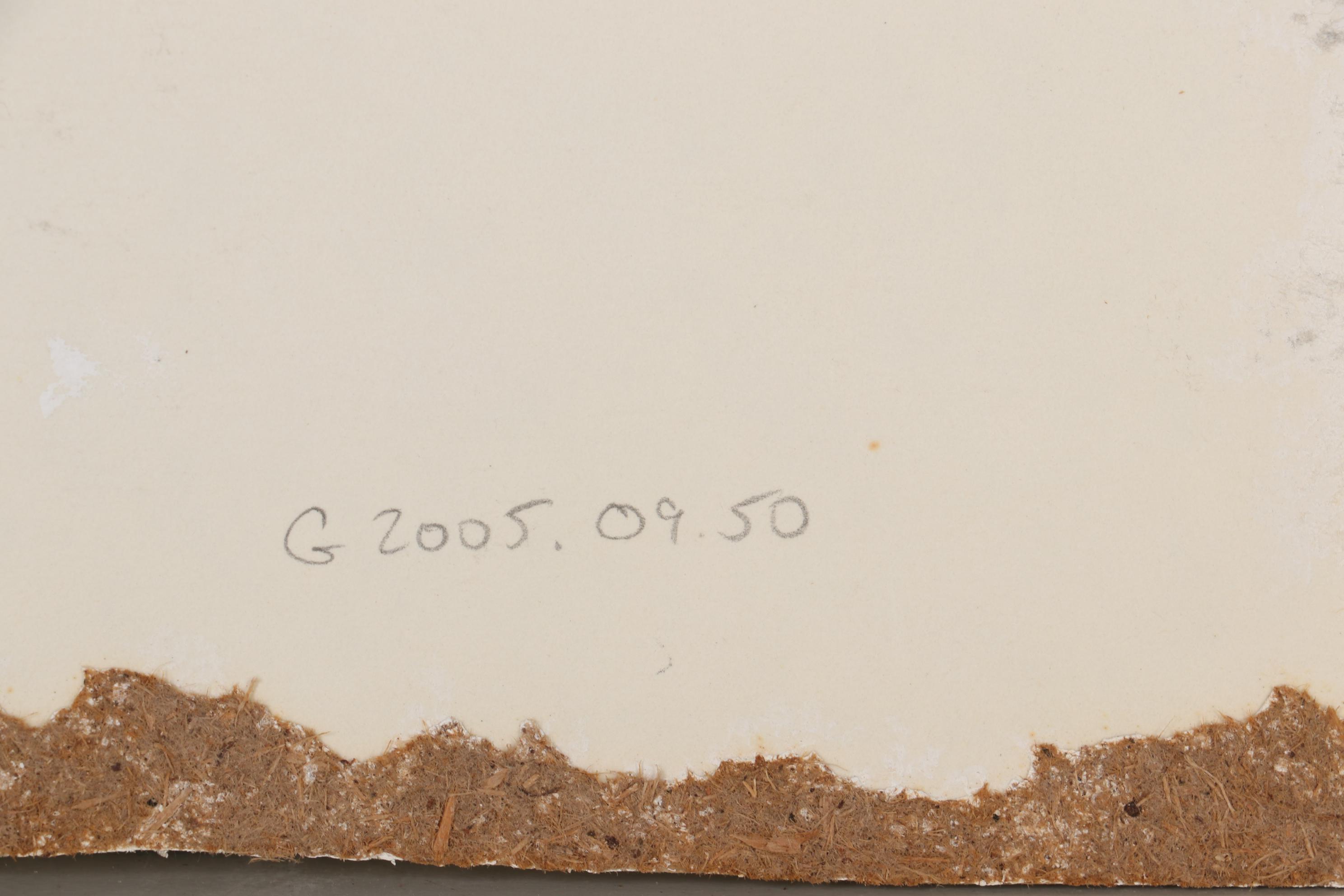 Abstract Landscape Graphite Drawings, Late 20th Century