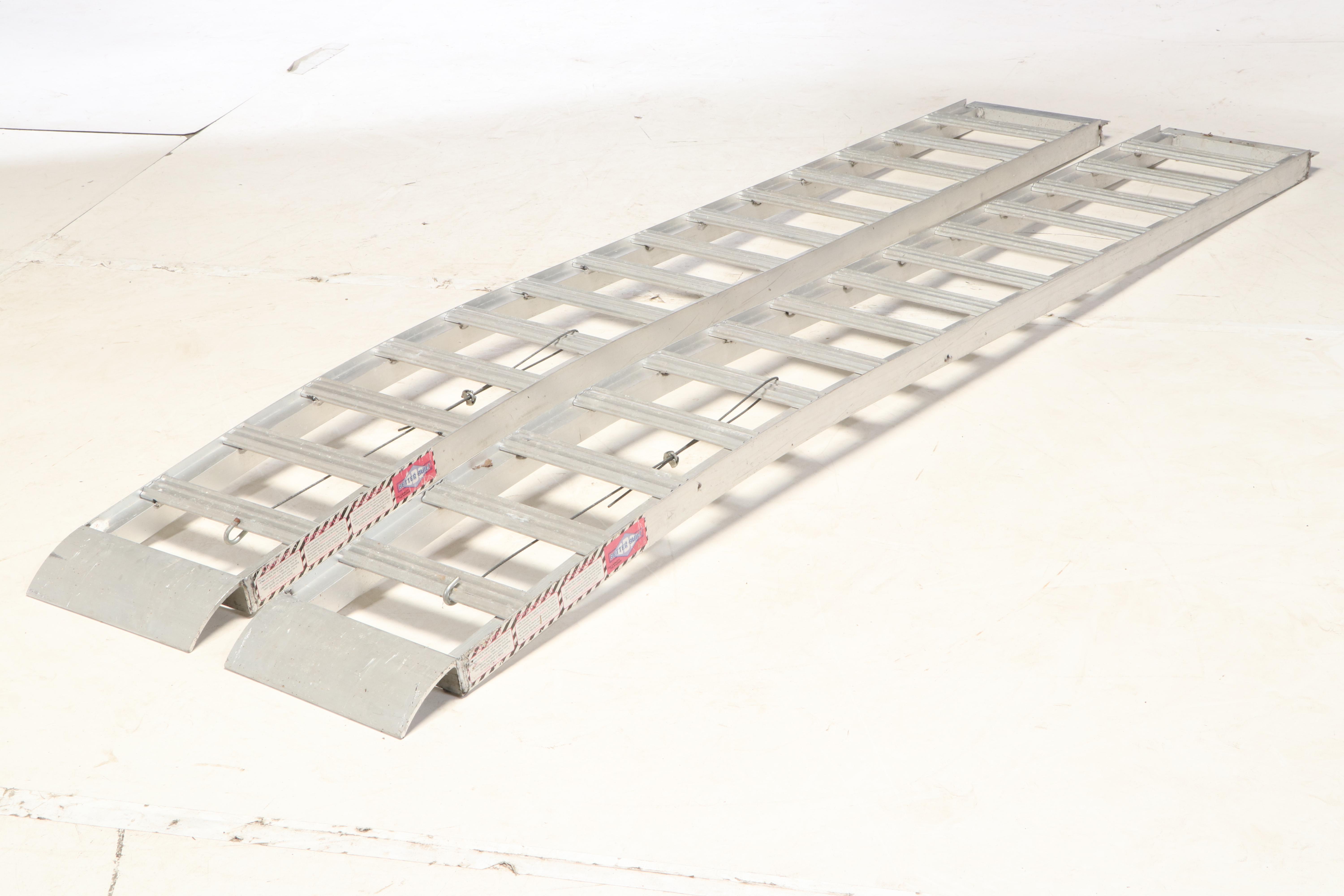 Better Built Carry On Trailer Aluminum Loading Ramps, Late 20th Century