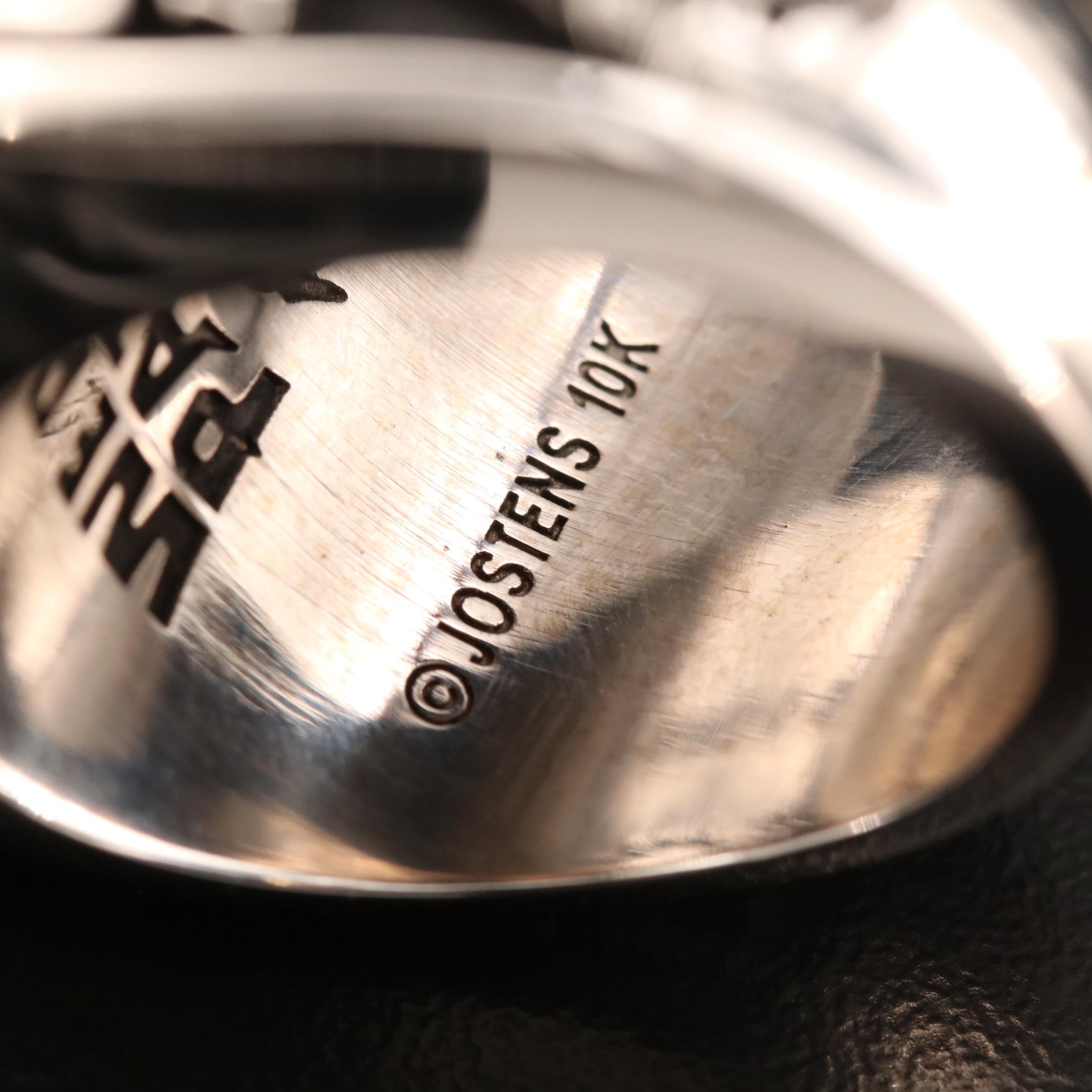 2017 New England Patriots 10K Spinel and 2.00 CTW Diamond AFC Championship Ring