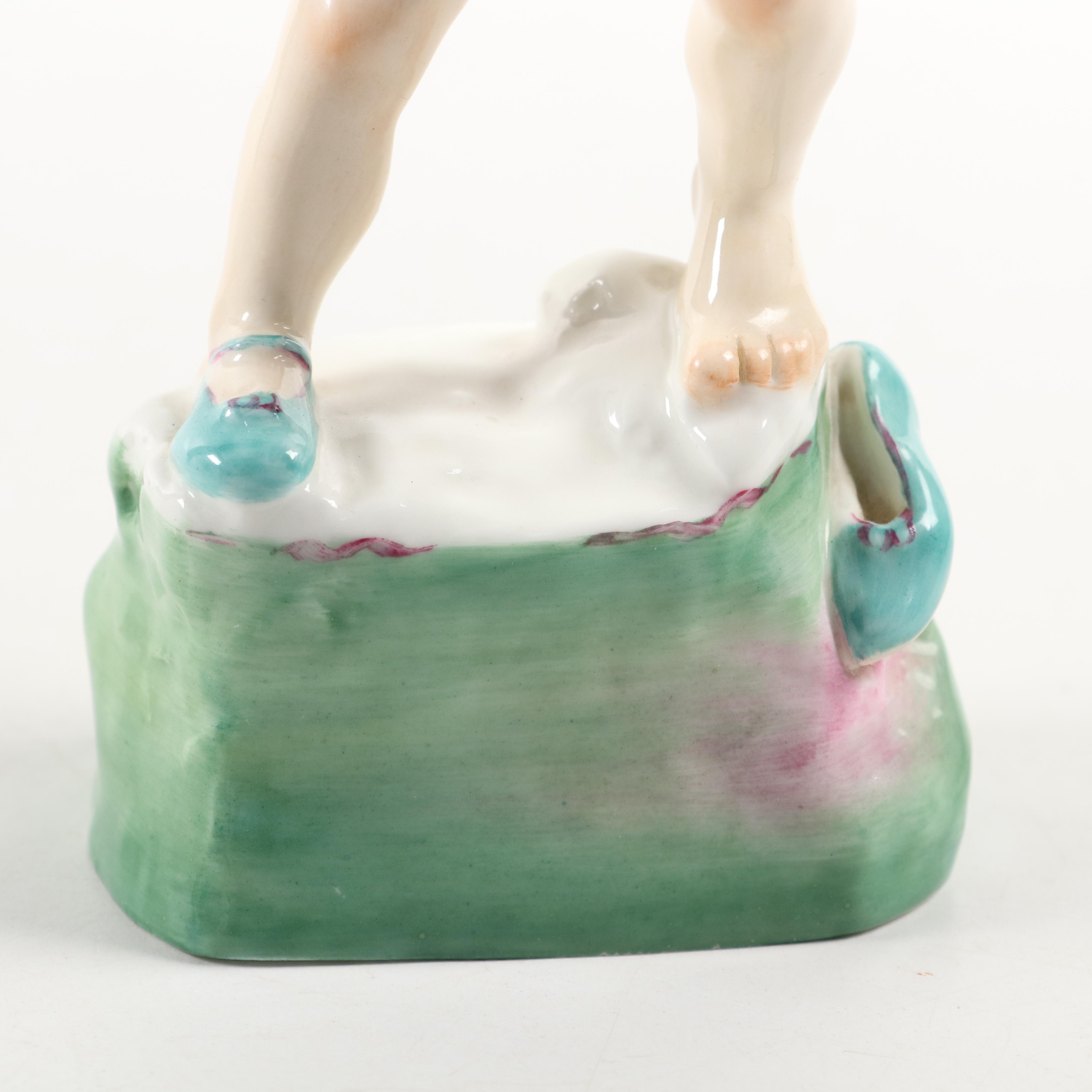 Royal Worcester "Thursday's Child Has Far to Go" and Other Porcelain Figurine