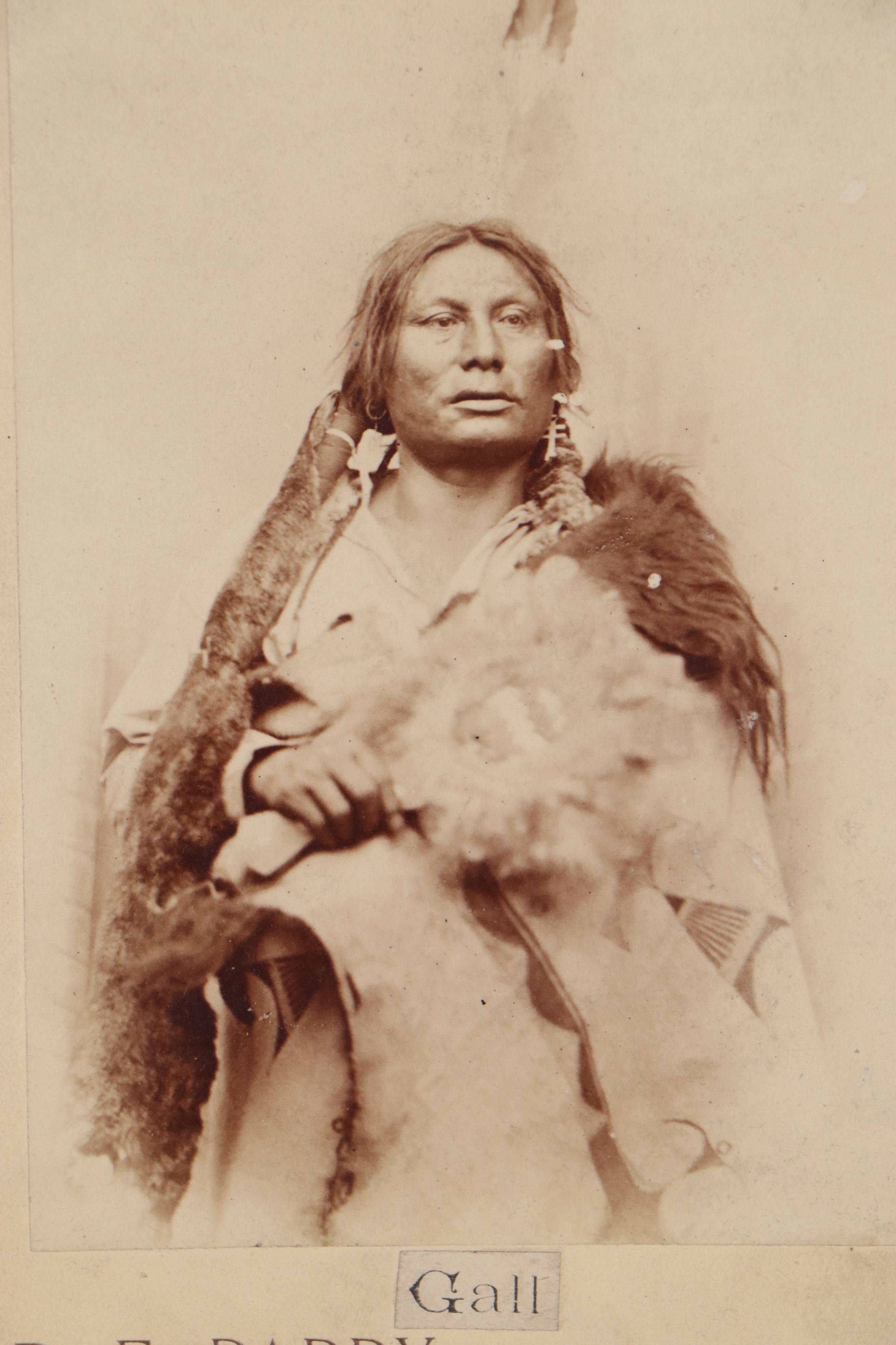 David Frances Barry Photograph of War Chief Gall of the Hunkpapa, 19th Century
