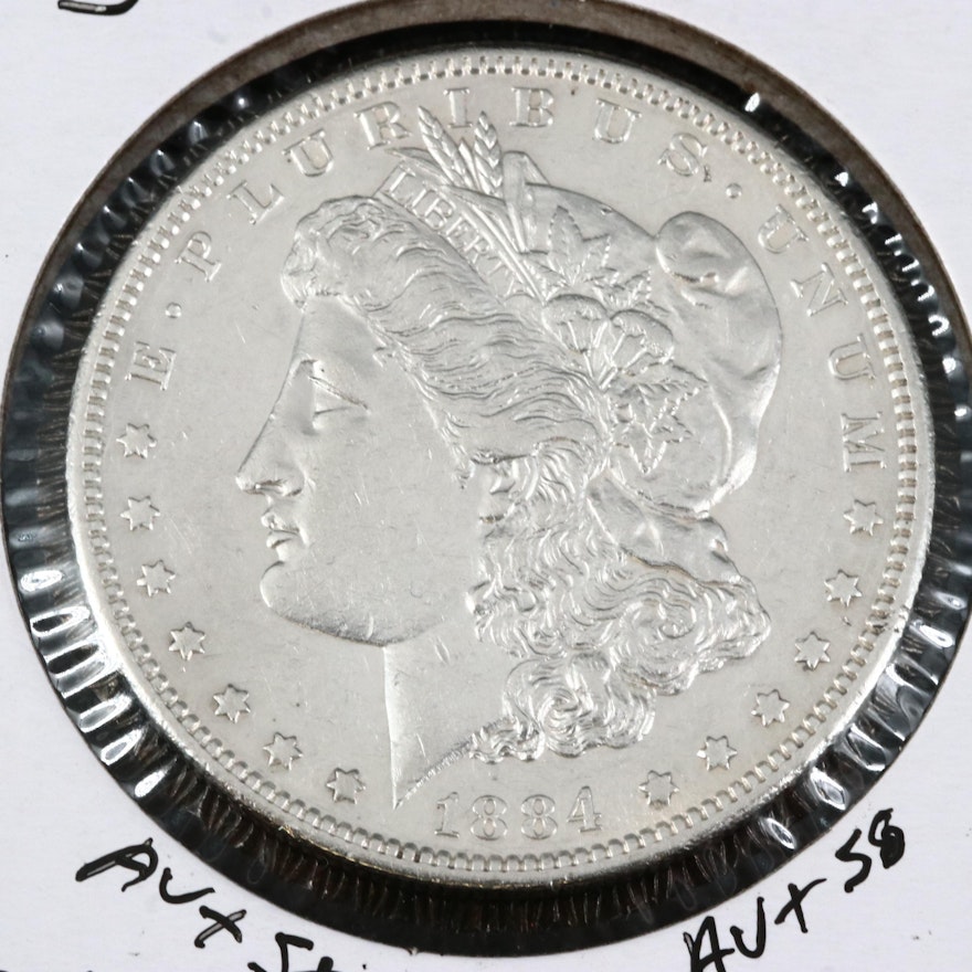 Better Date 1884-S Uncirculated Morgan Silver Dollar