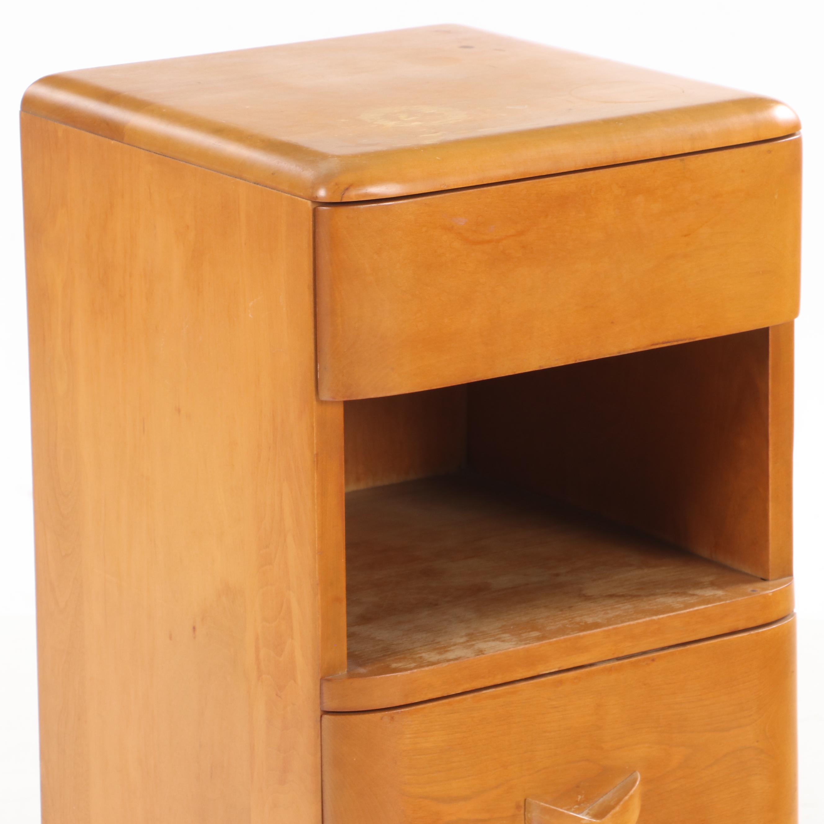 Heywood-Wakefield Art Deco "Rio" Maple Nightstand, circa 1940s