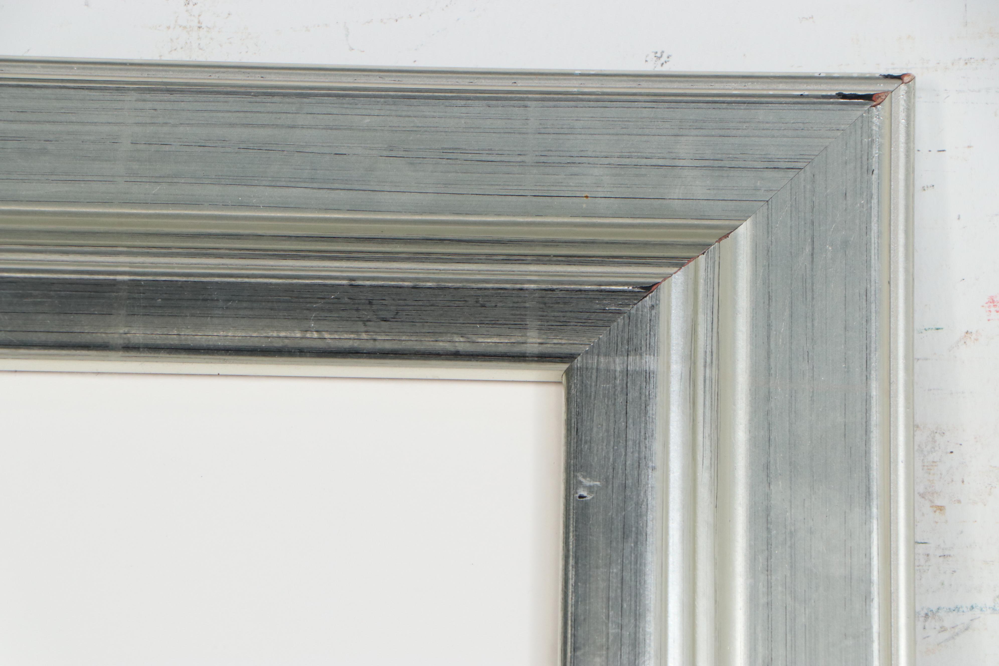 Margaret Silverman Abstract Collagraph "Pink Pebbles", 21st Century