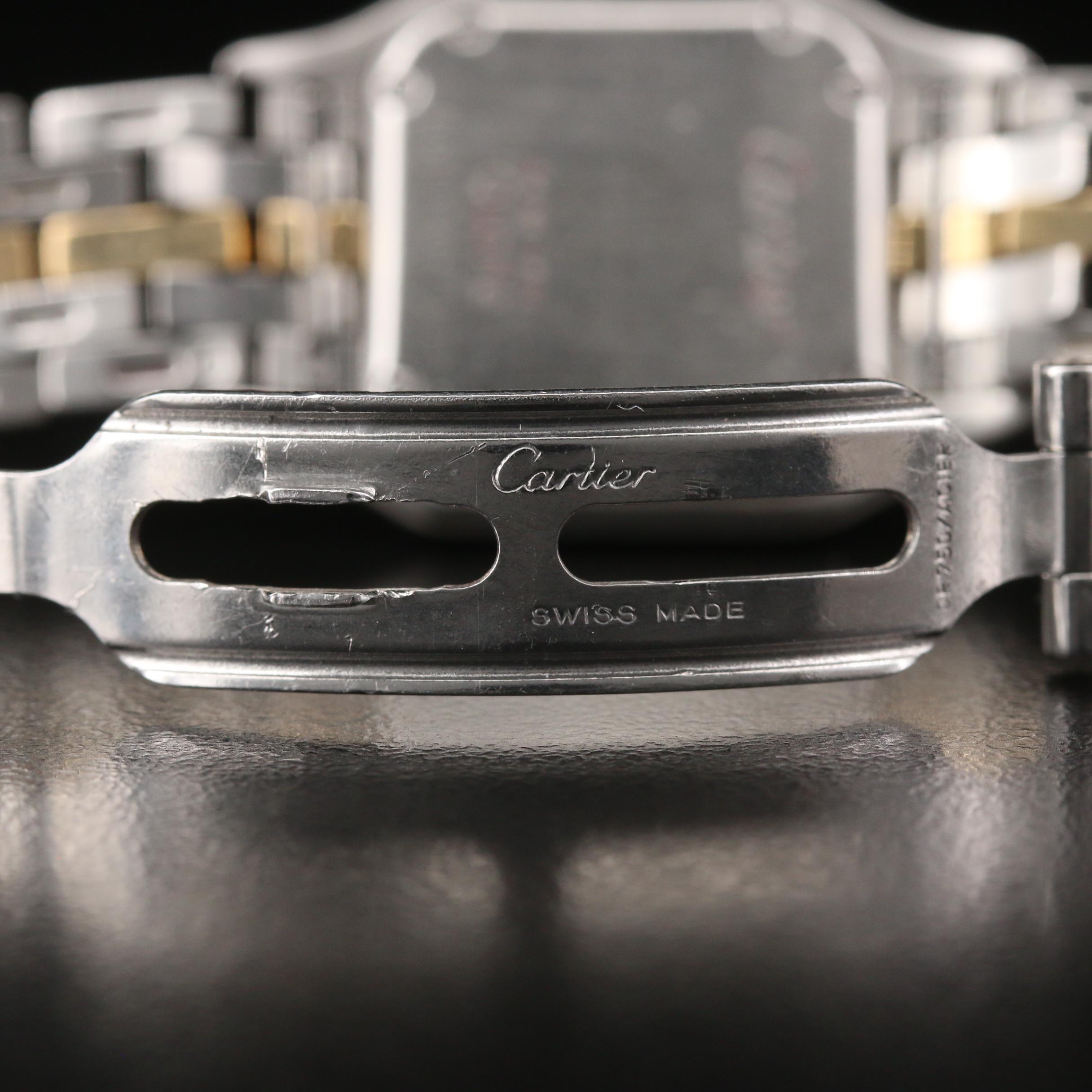 Cartier Panther 18K Gold and Stainless Steel Quartz Watch