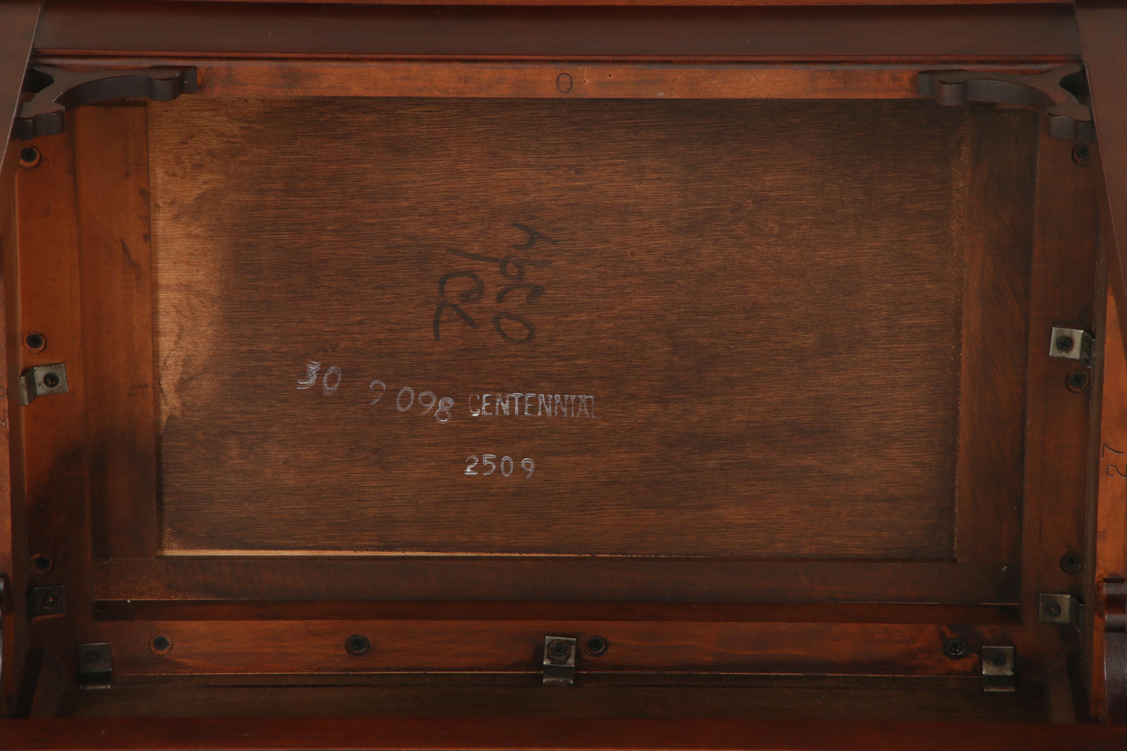 Statton "Trutype Americana" Chippendale Style Cherrywood Silver Chest-on-Stand