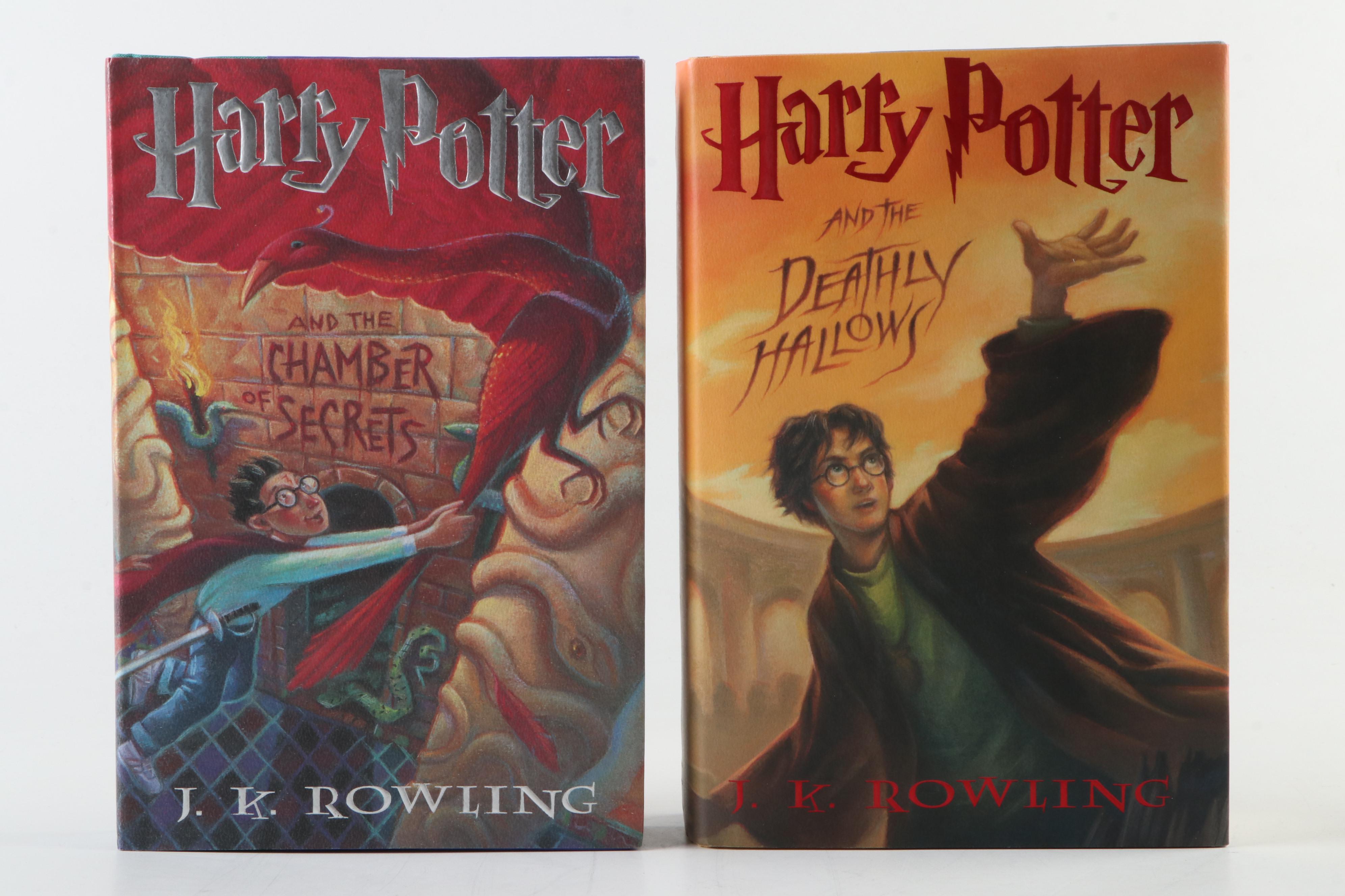 First American Edition "Harry Potter" and "Fantastic Beasts" Books by Rowling