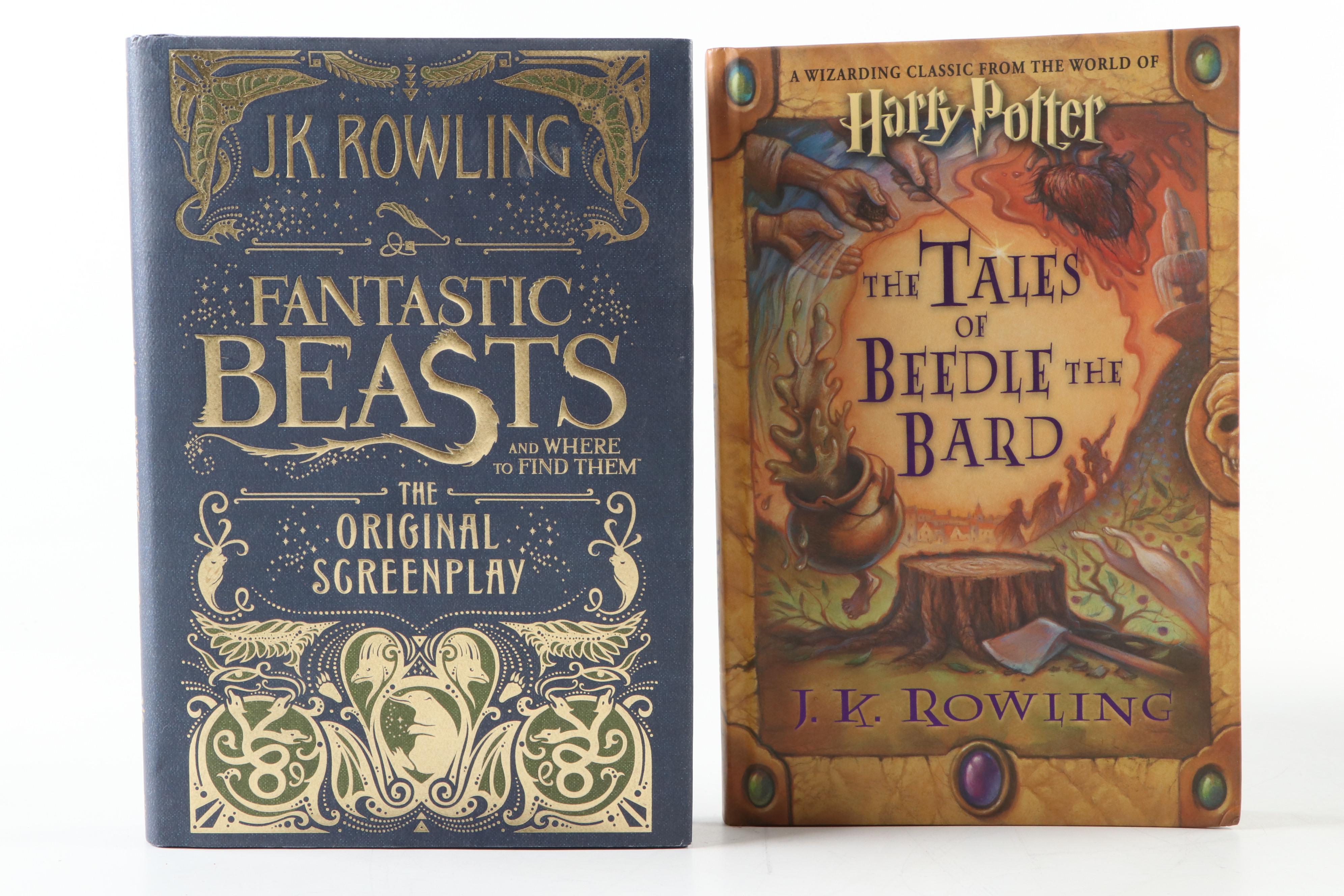 First American Edition "Harry Potter" and "Fantastic Beasts" Books by Rowling