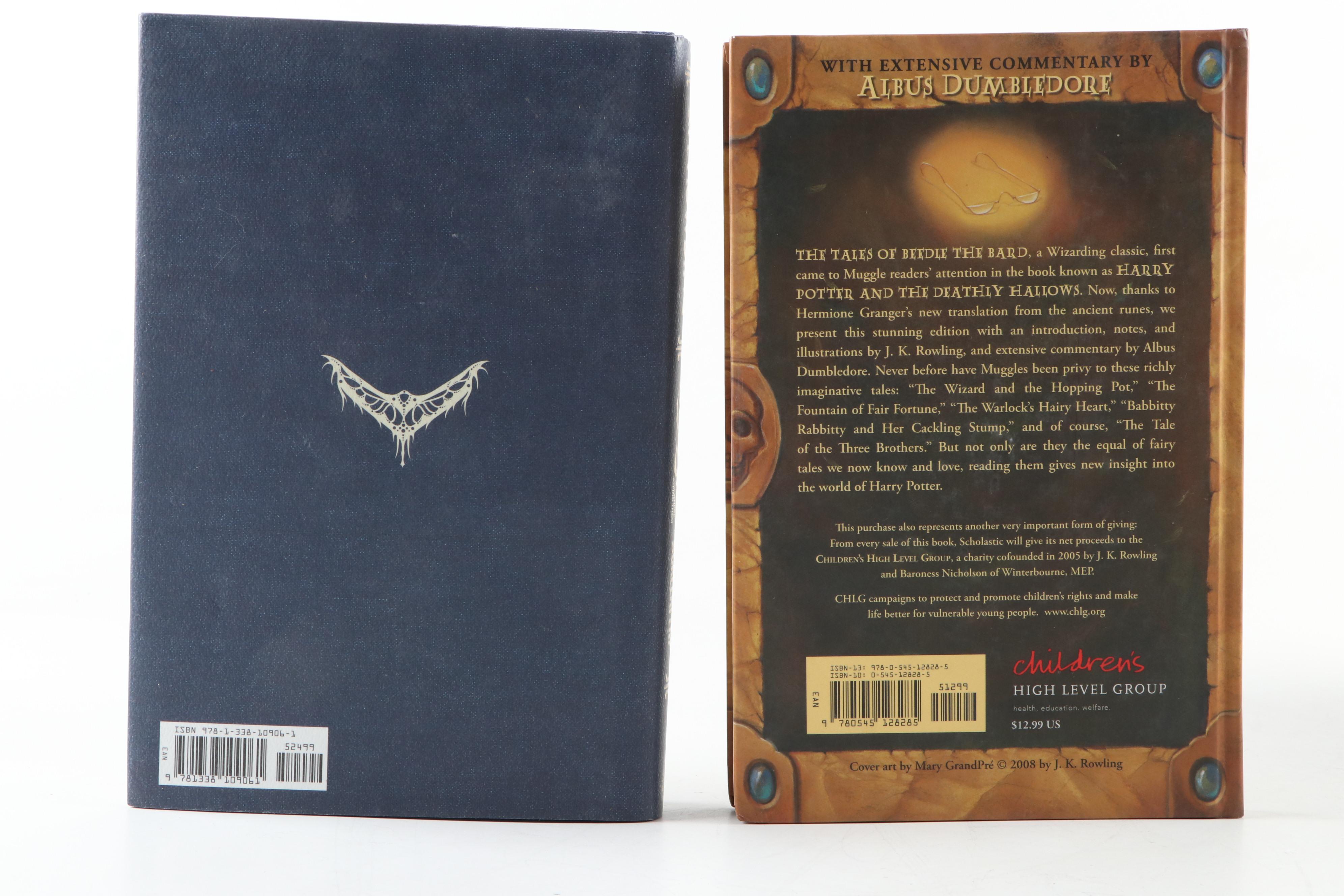 First American Edition "Harry Potter" and "Fantastic Beasts" Books by Rowling