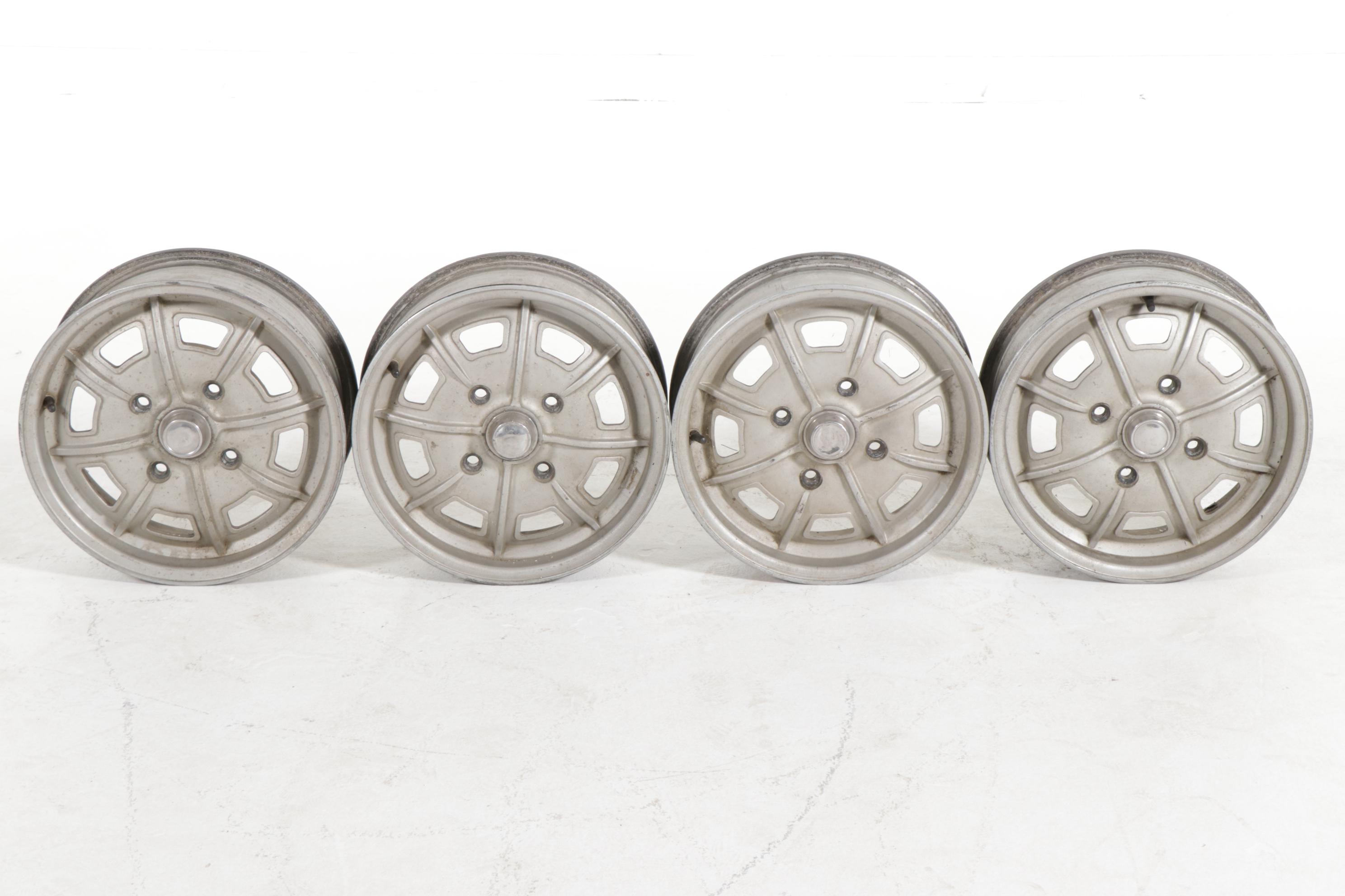 Set of Four Pedrini 4-Lug Rims for Porsche 914, 1970 - 1973