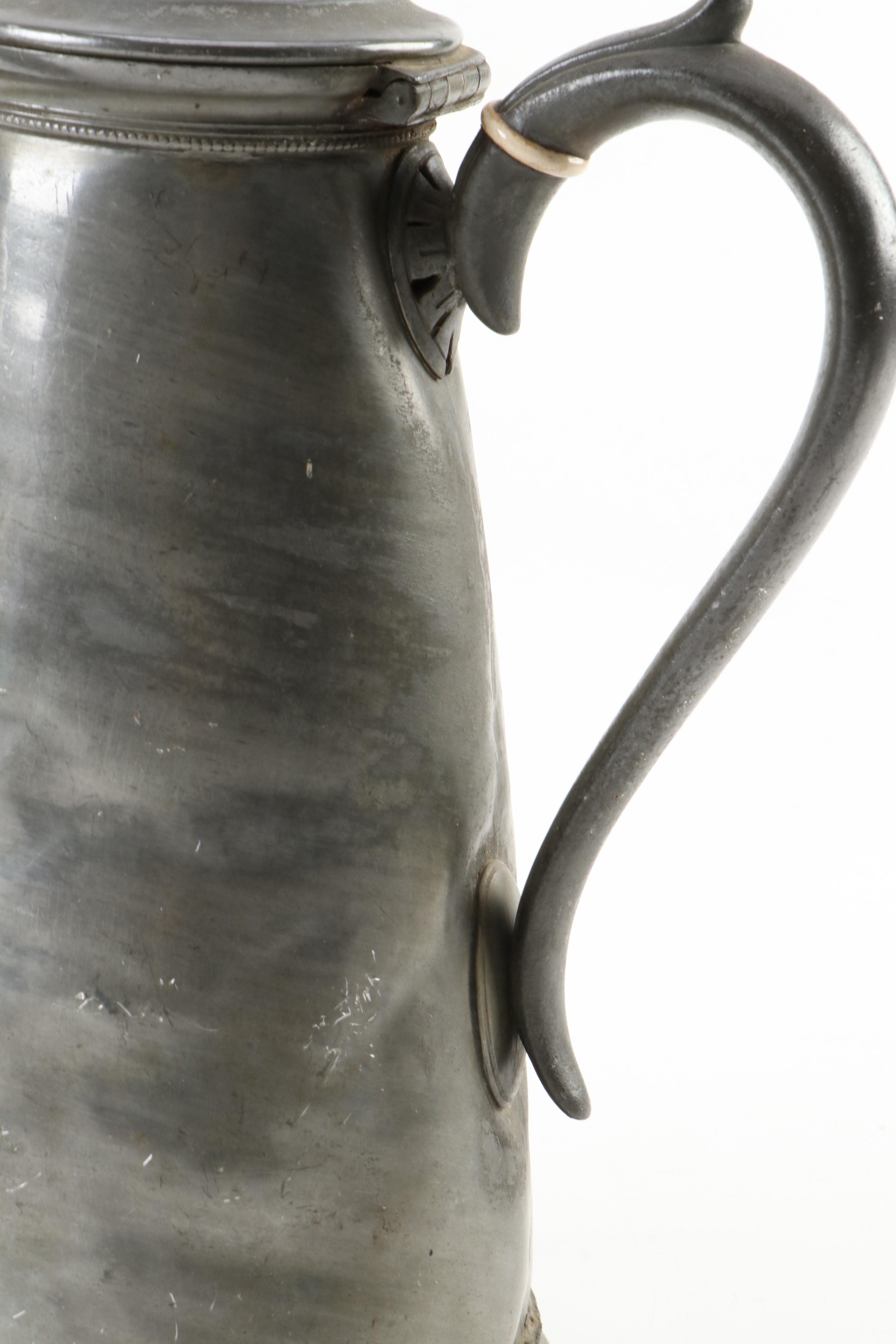 Shaw and Fisher Sheffield and Other Silver Plate and Pewter Tea and Coffee Pots