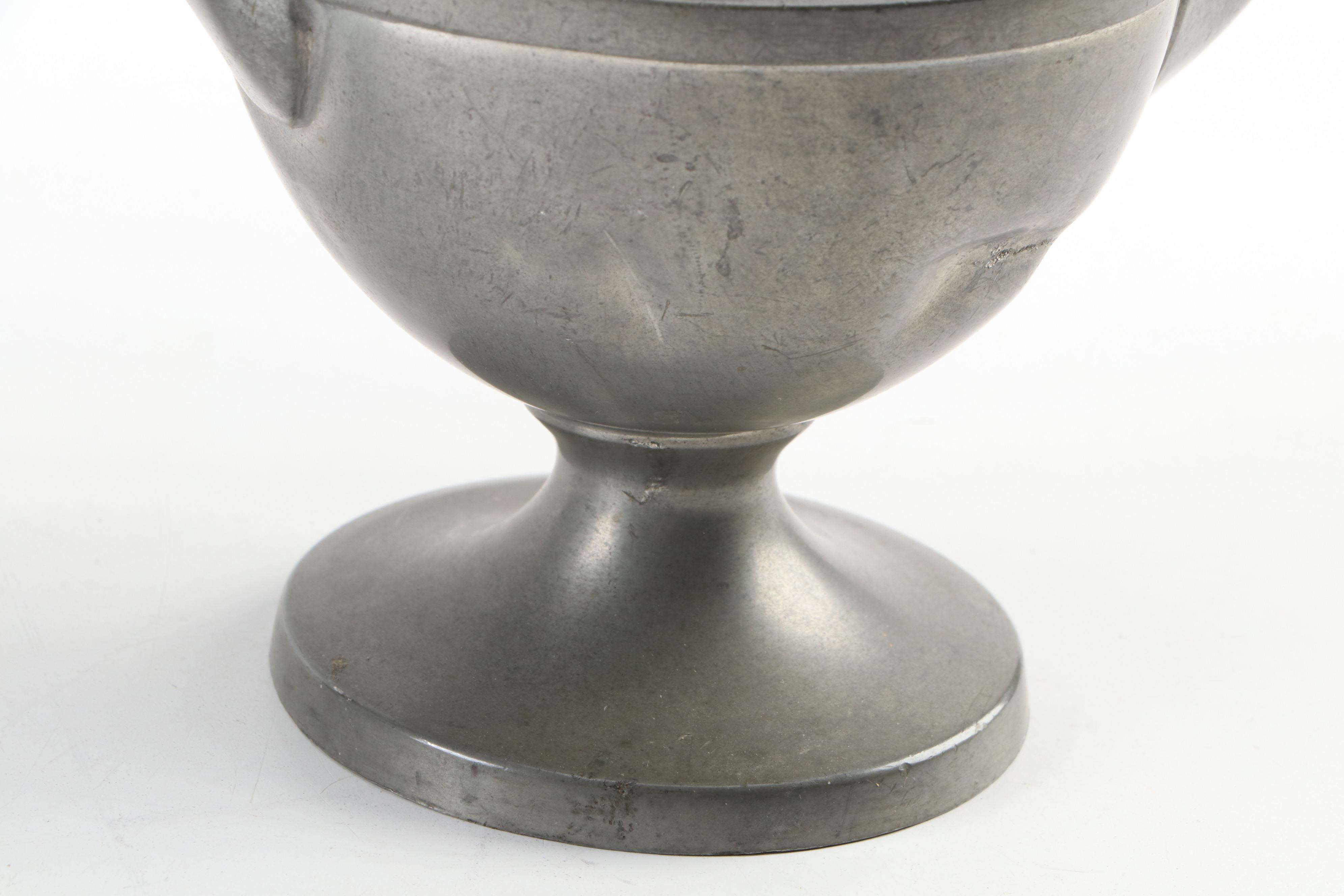 Shaw and Fisher Sheffield and Other Silver Plate and Pewter Tea and Coffee Pots