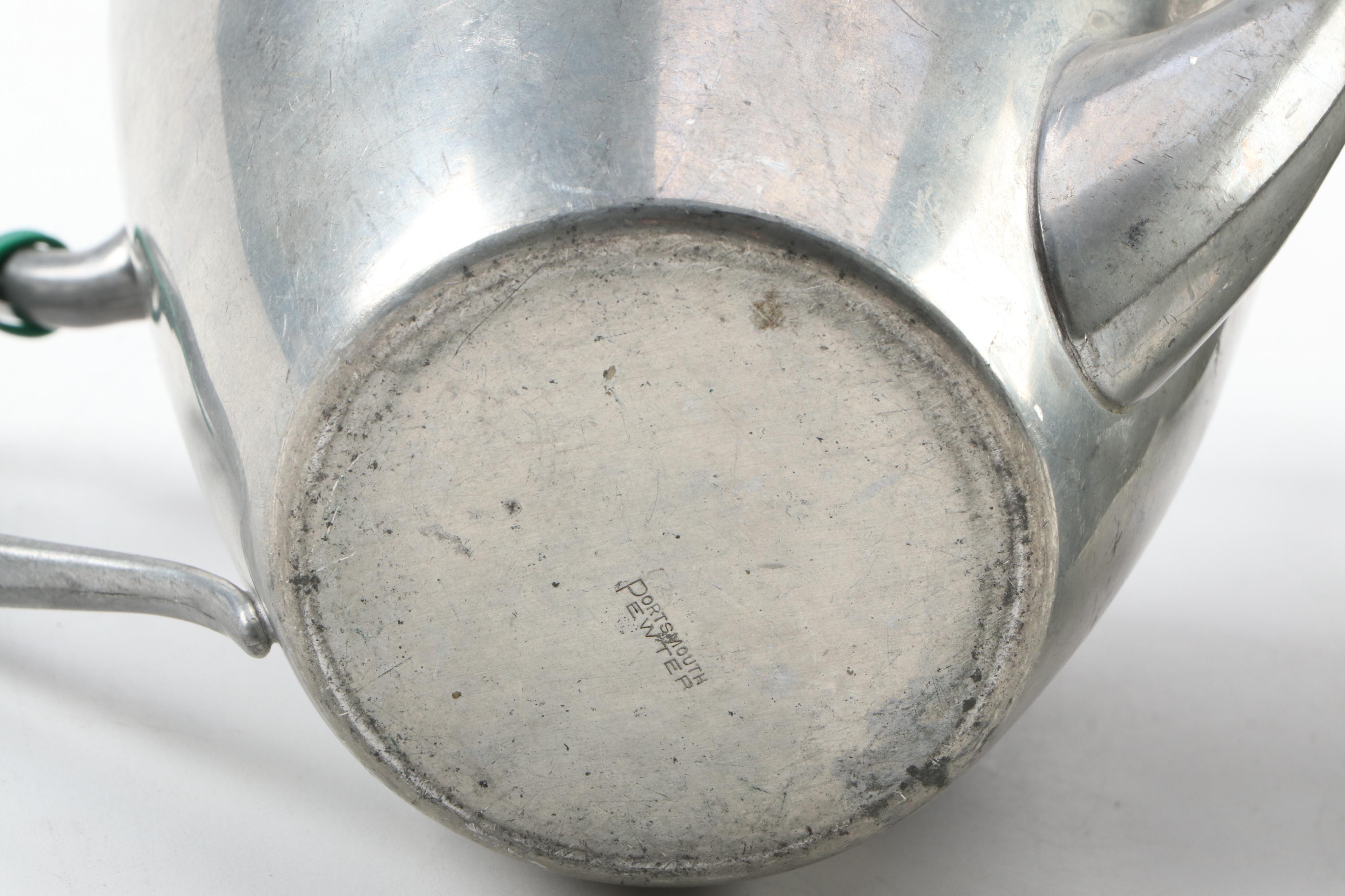 Shaw and Fisher Sheffield and Other Silver Plate and Pewter Tea and Coffee Pots