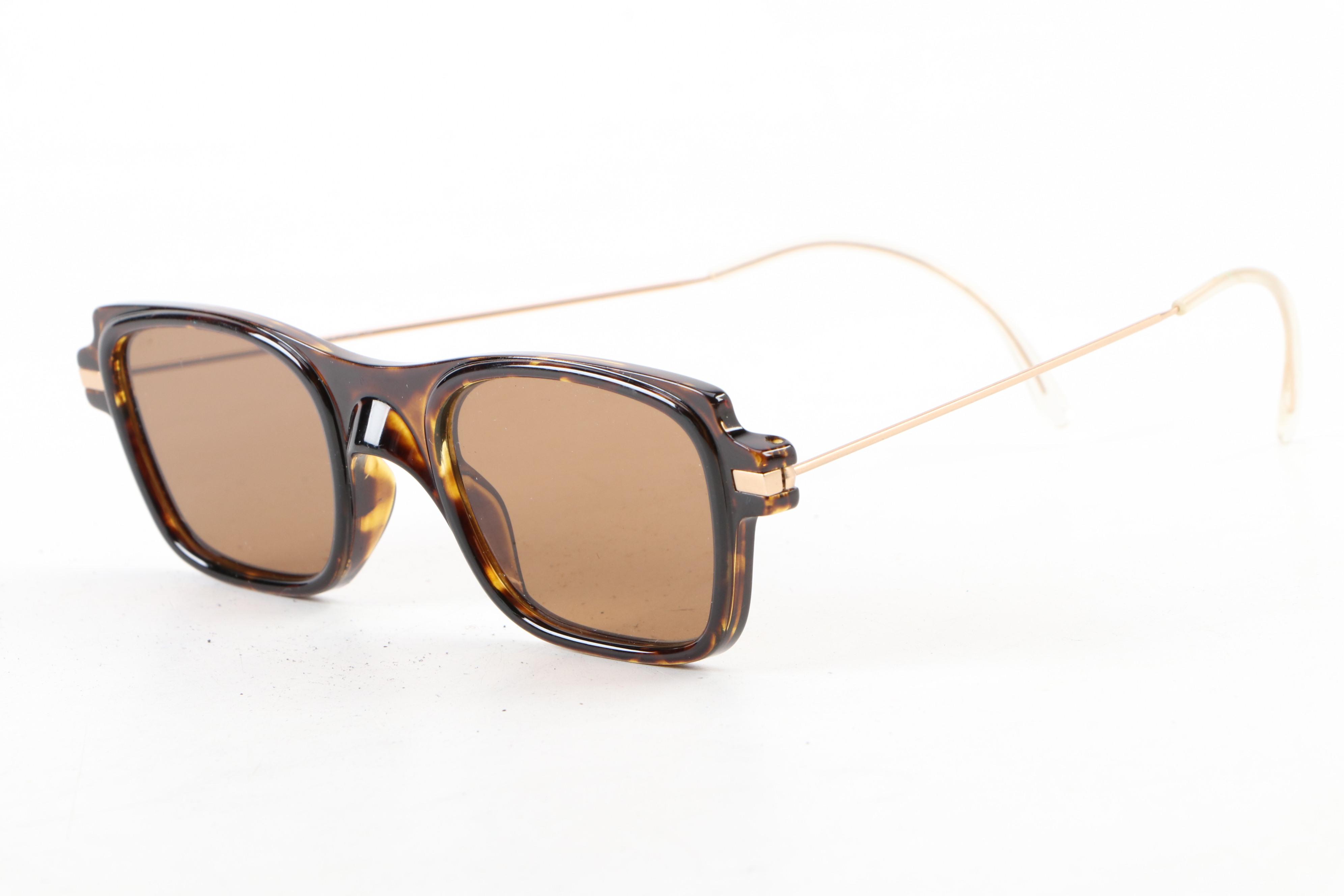 Prada SPR 07B Dark Havana Square Sunglasses