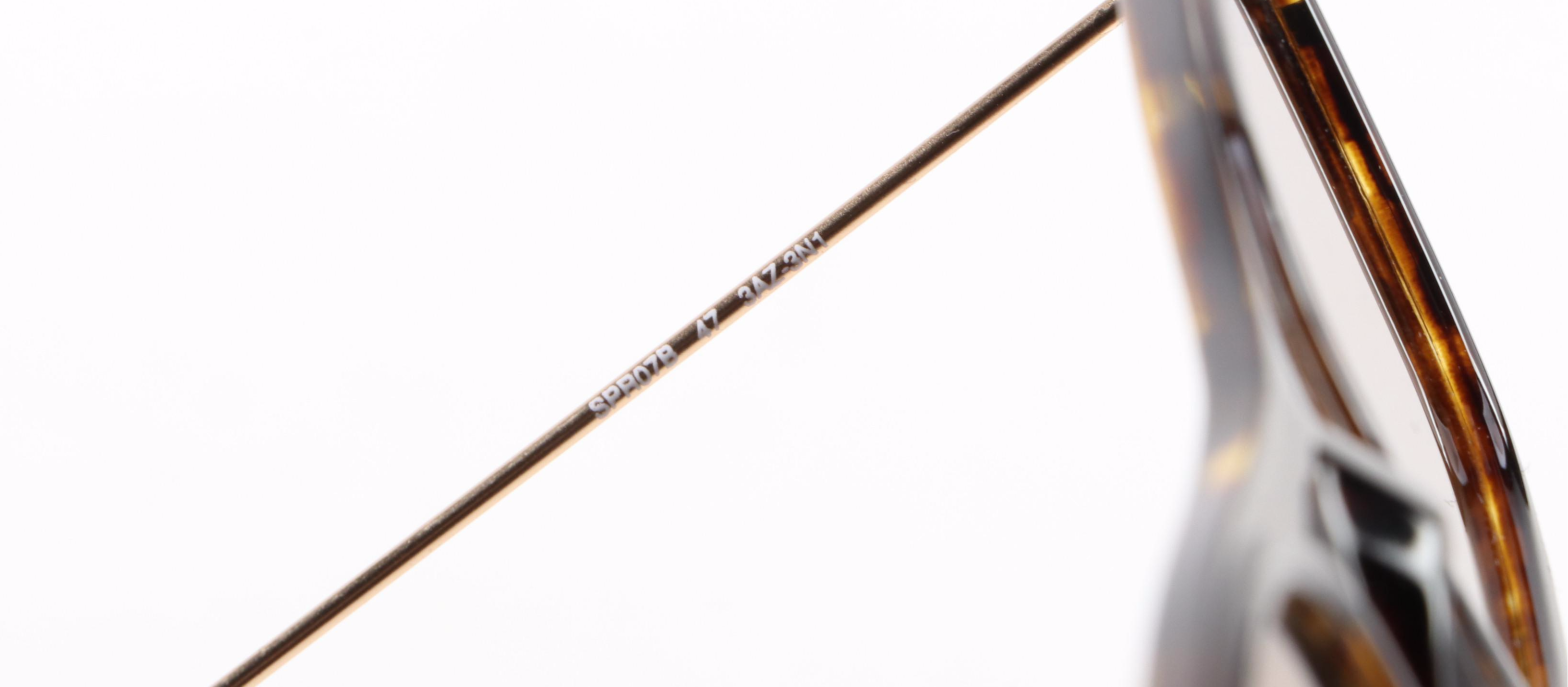 Prada SPR 07B Dark Havana Square Sunglasses