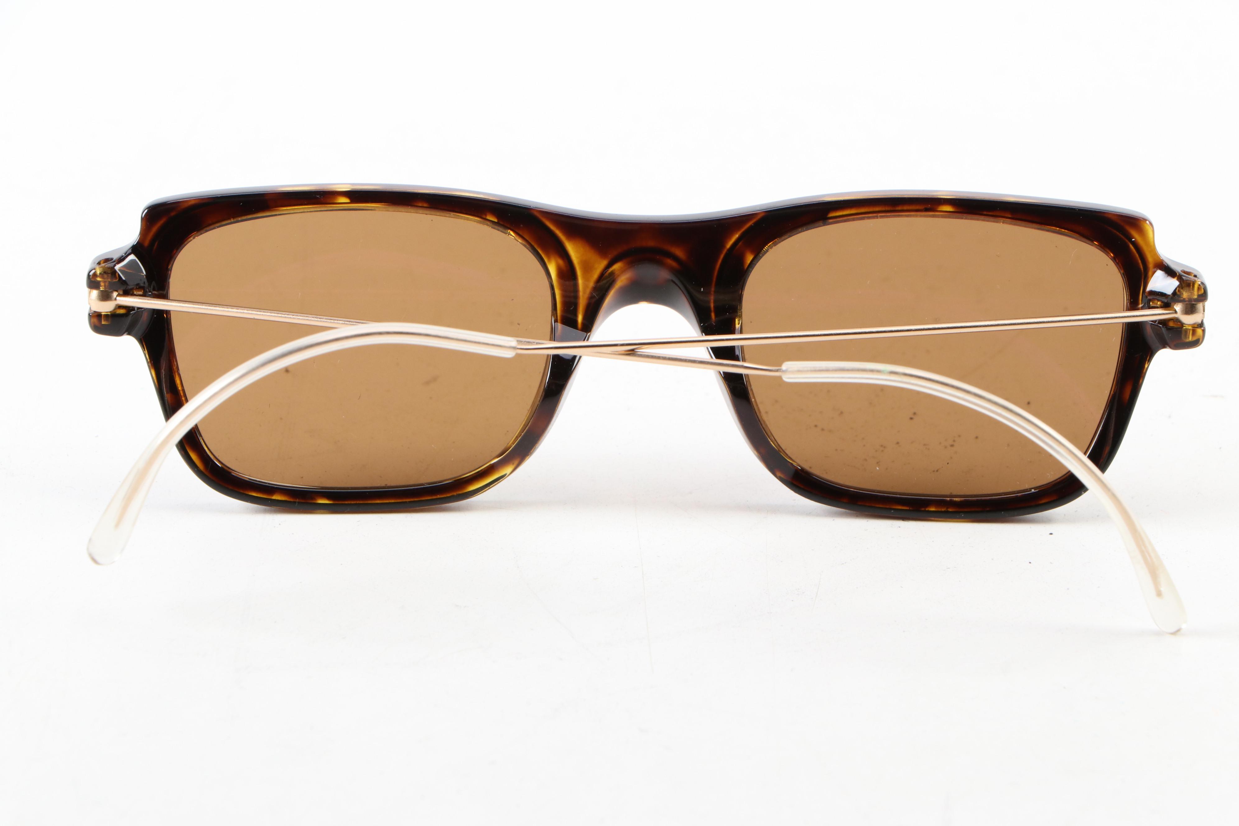 Prada SPR 07B Dark Havana Square Sunglasses