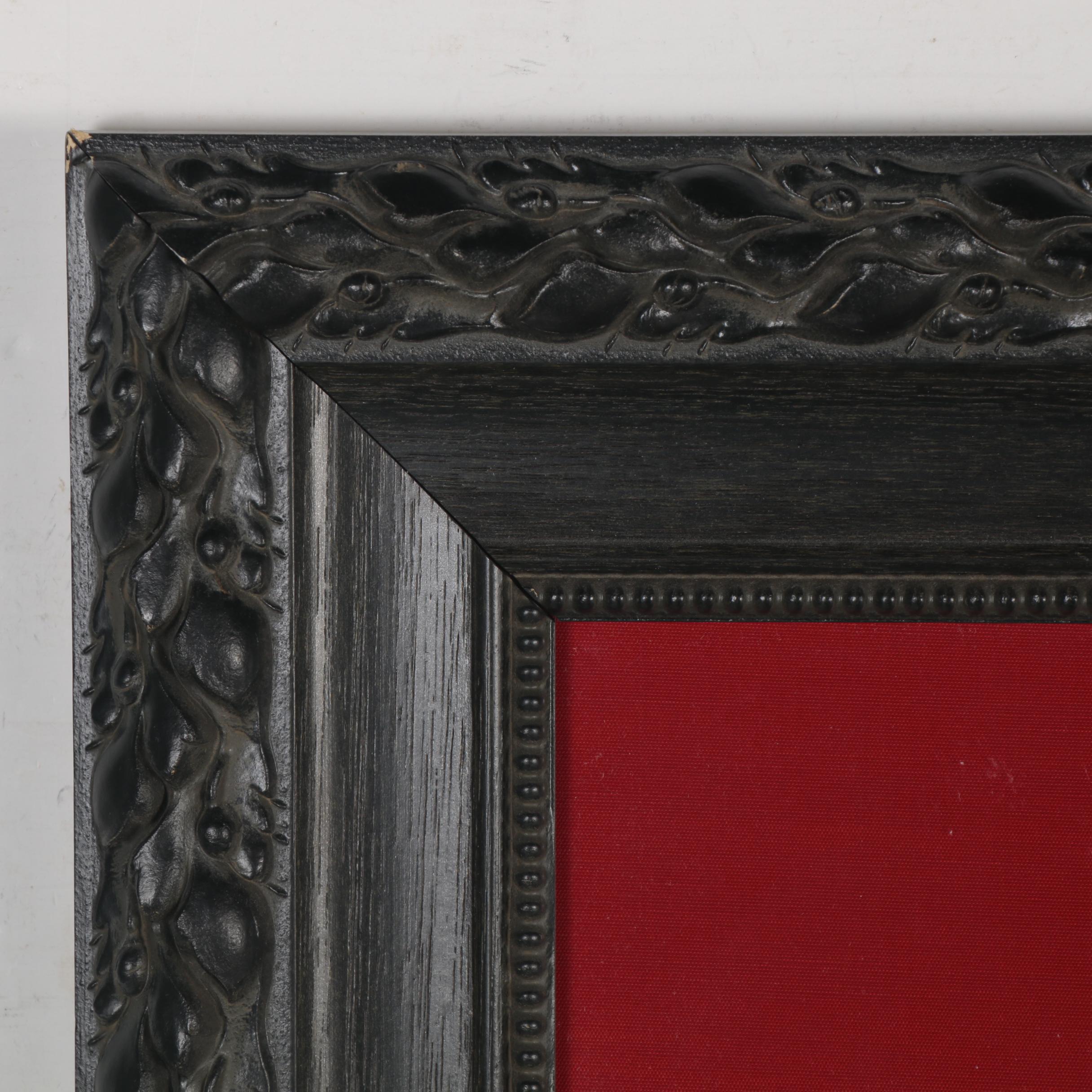 Pamela Bishop Watercolor Painting of Tulips and Pansies, 1985