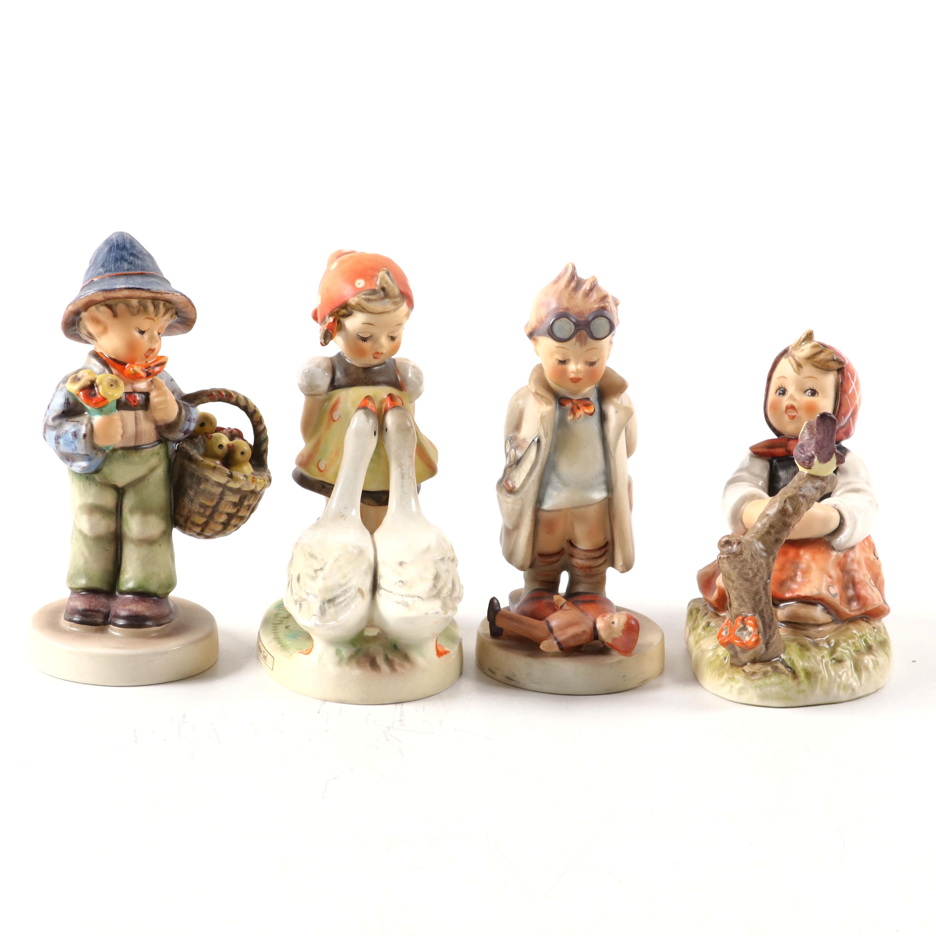 Goebel "Goose Girl", "Doctor" and Other Porcelain Hummel Figurines