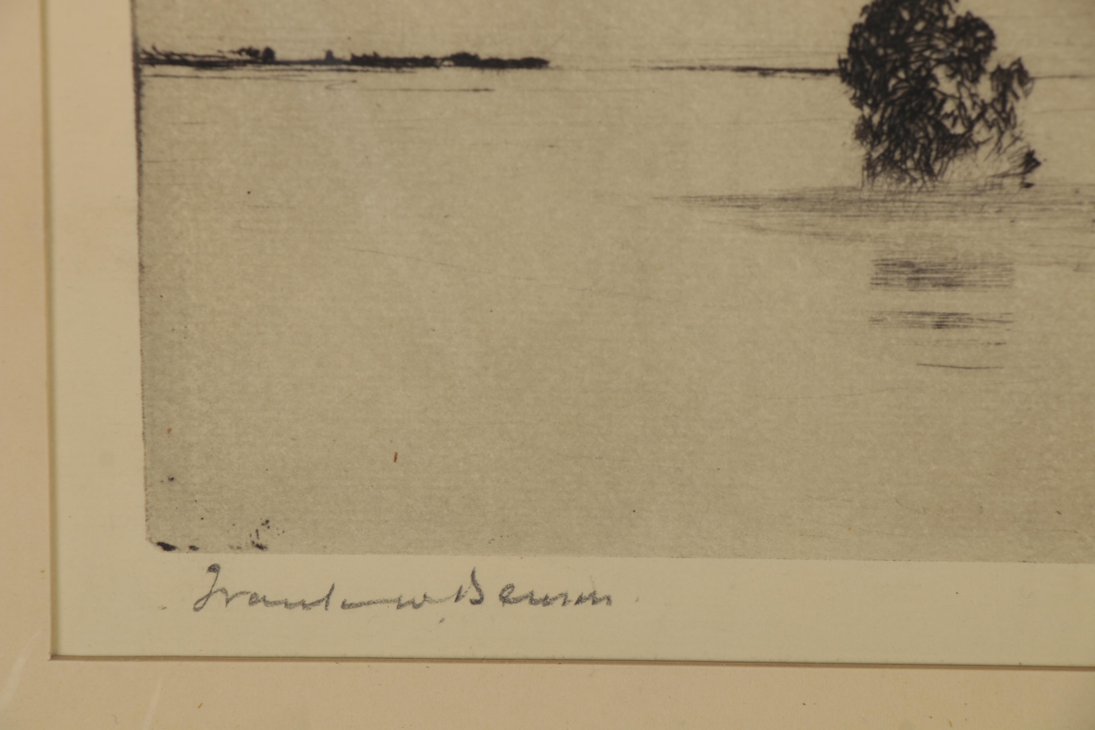 Frank Weston Benson and Richard E. Bishop Duck Etchings, Early 20th Century