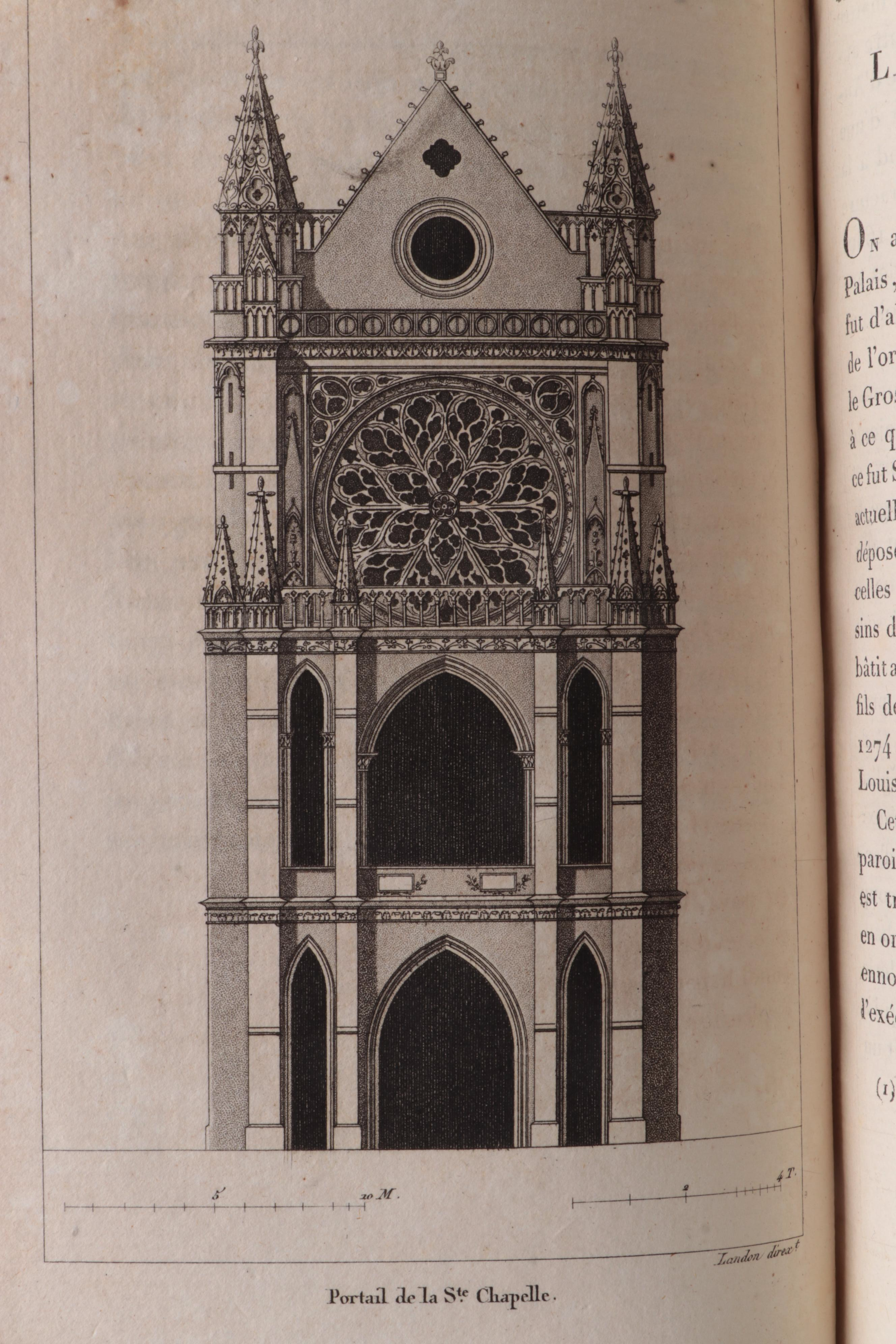 "Description de Paris et de ses édifices" by J.G. Legrand and C.P. Landon, 1808
