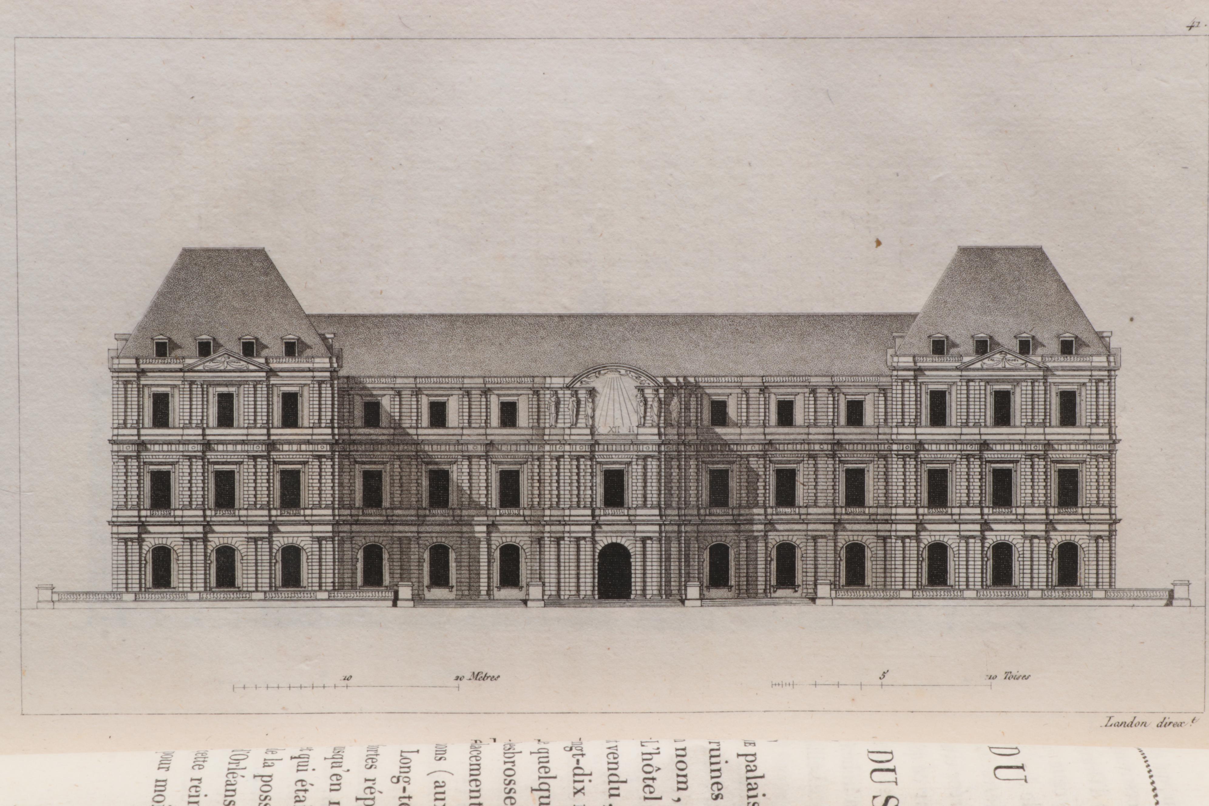 "Description de Paris et de ses édifices" by J.G. Legrand and C.P. Landon, 1808