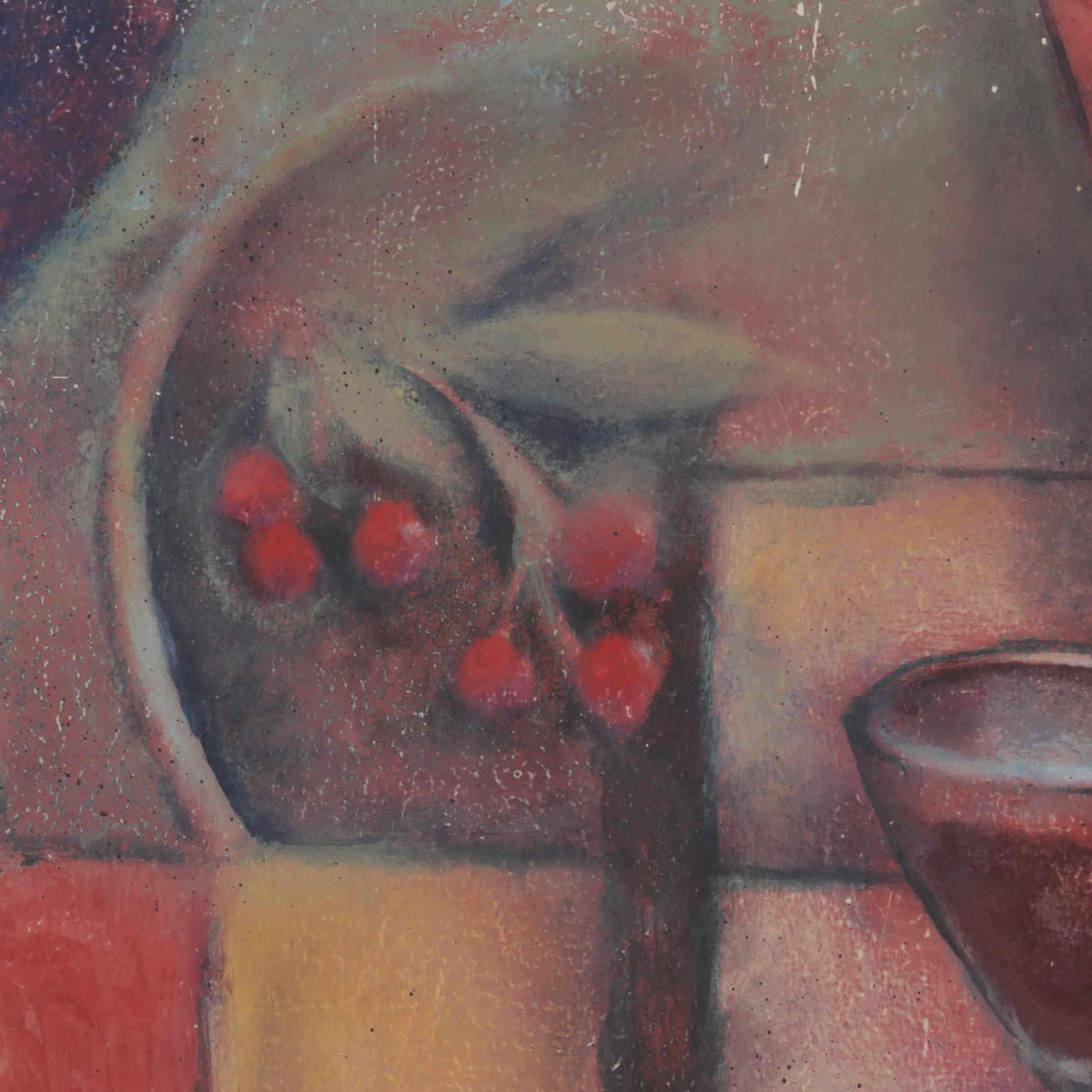 Jennifer Rempel Acrylic Painting "Alcoa Mural Sample," 2000