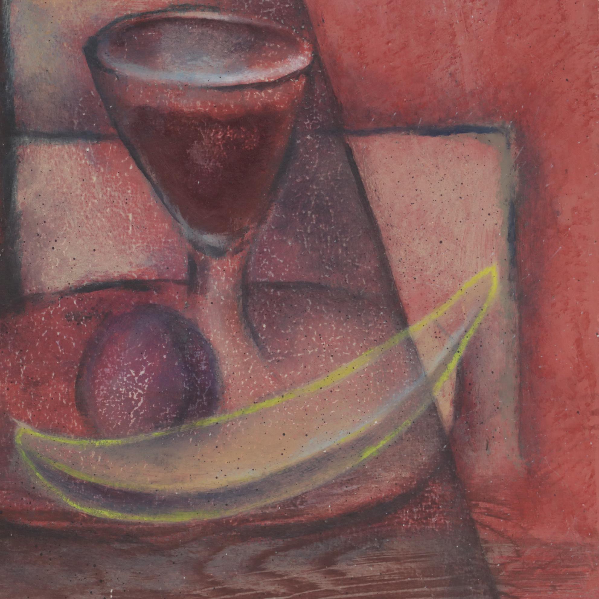 Jennifer Rempel Acrylic Painting "Alcoa Mural Sample," 2000