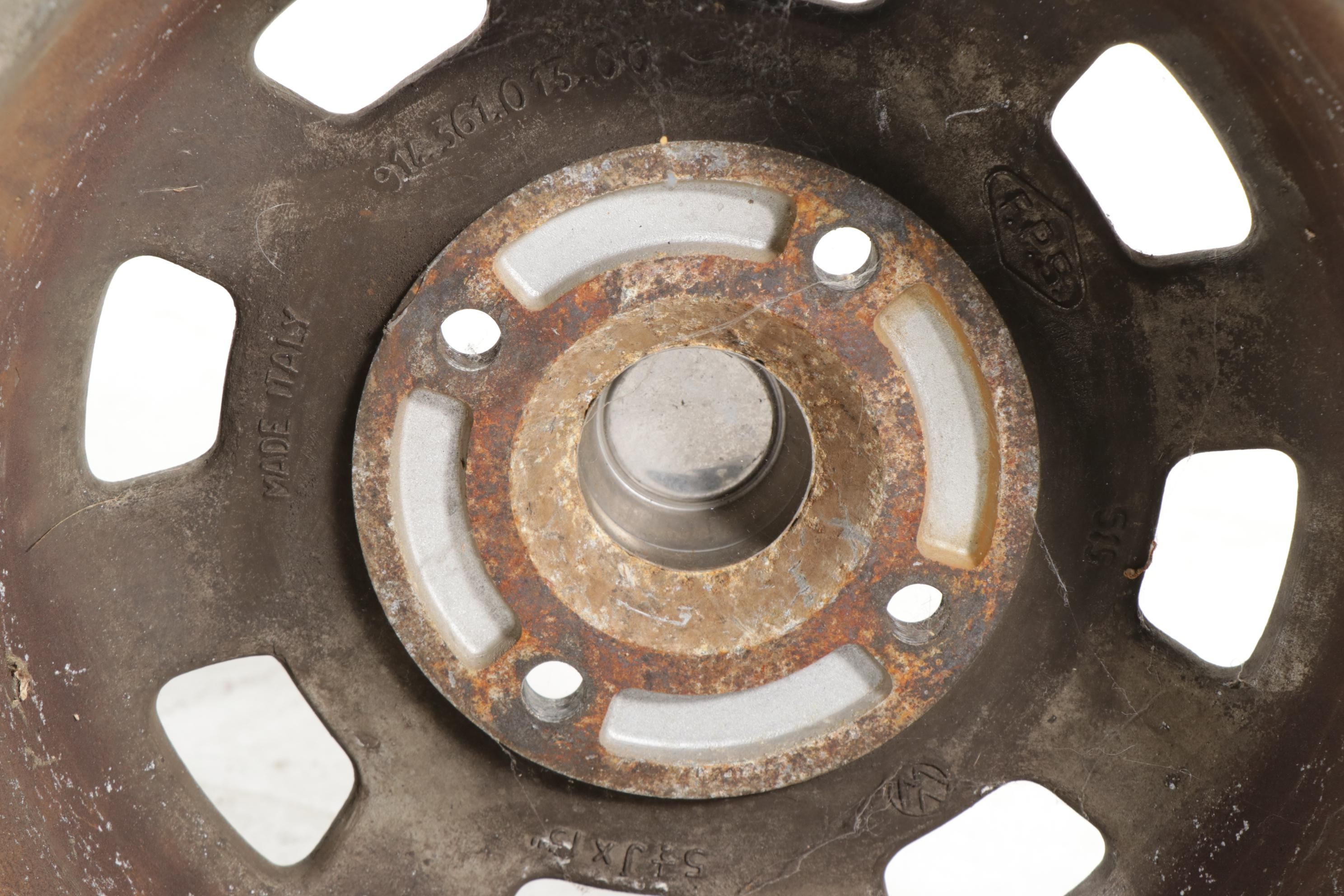 Set of Four Pedrini 4-Lug Rims for Porsche 914, 1970 - 1973