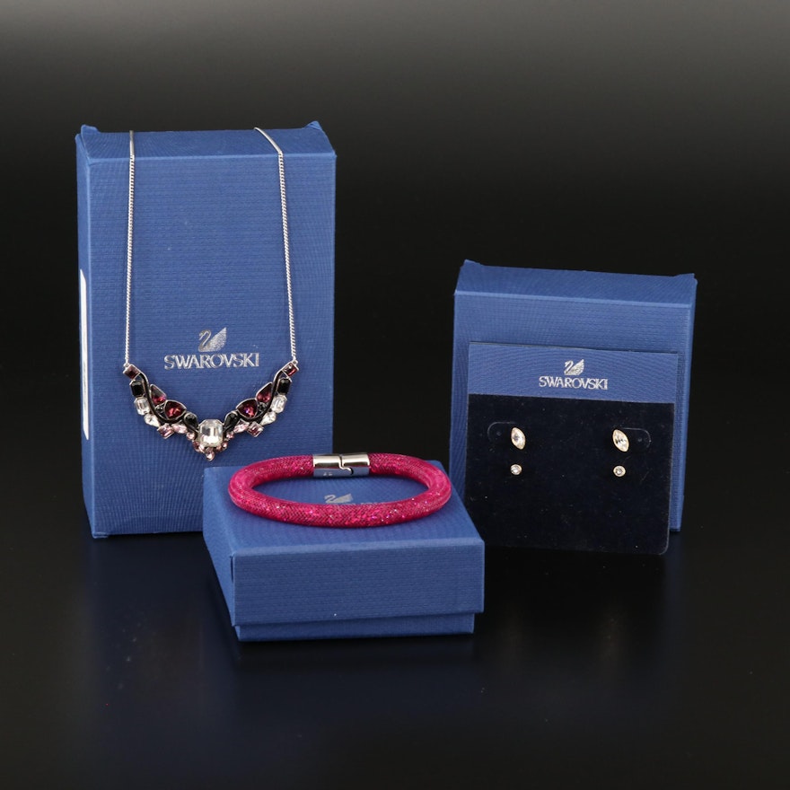 Swarovski Jewelry Featuring Impulse Multicolor Necklace