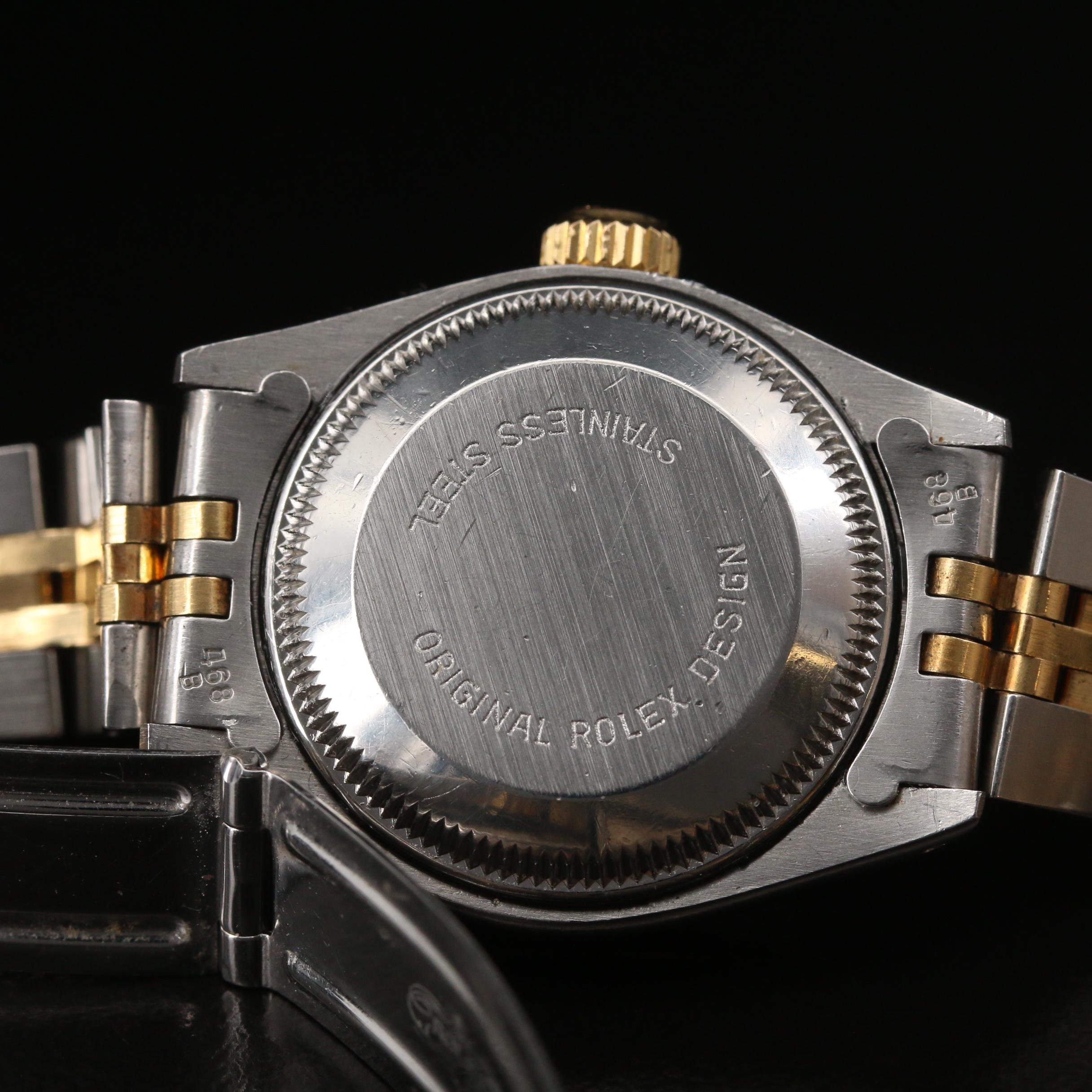 1983 Rolex Oyster Perpetual Date 18K and Stainless Steel Automatic Watch