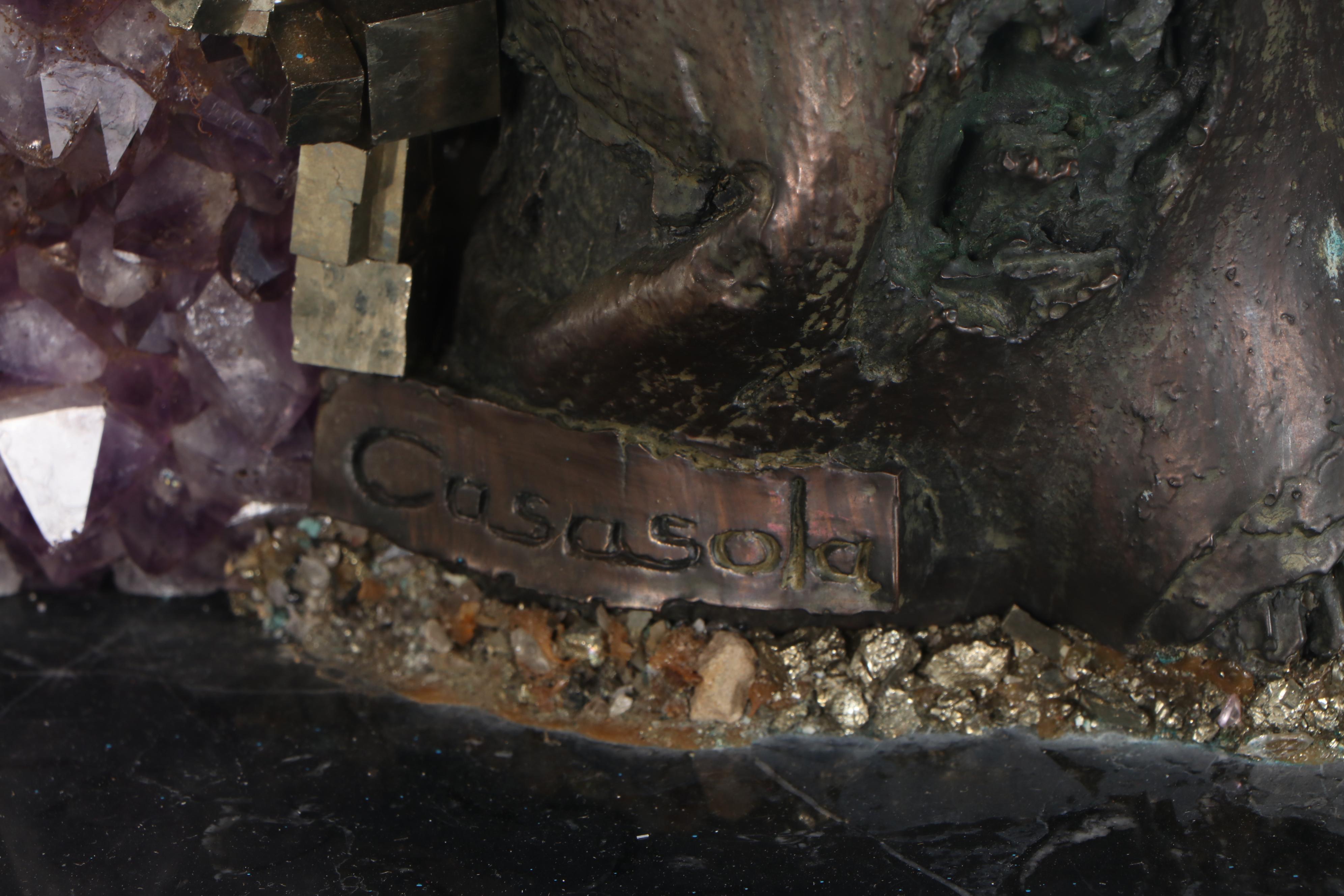 D. José Luis de Casasola Bronze Sculpture "Flying Eagle," Late 20th/21st Century