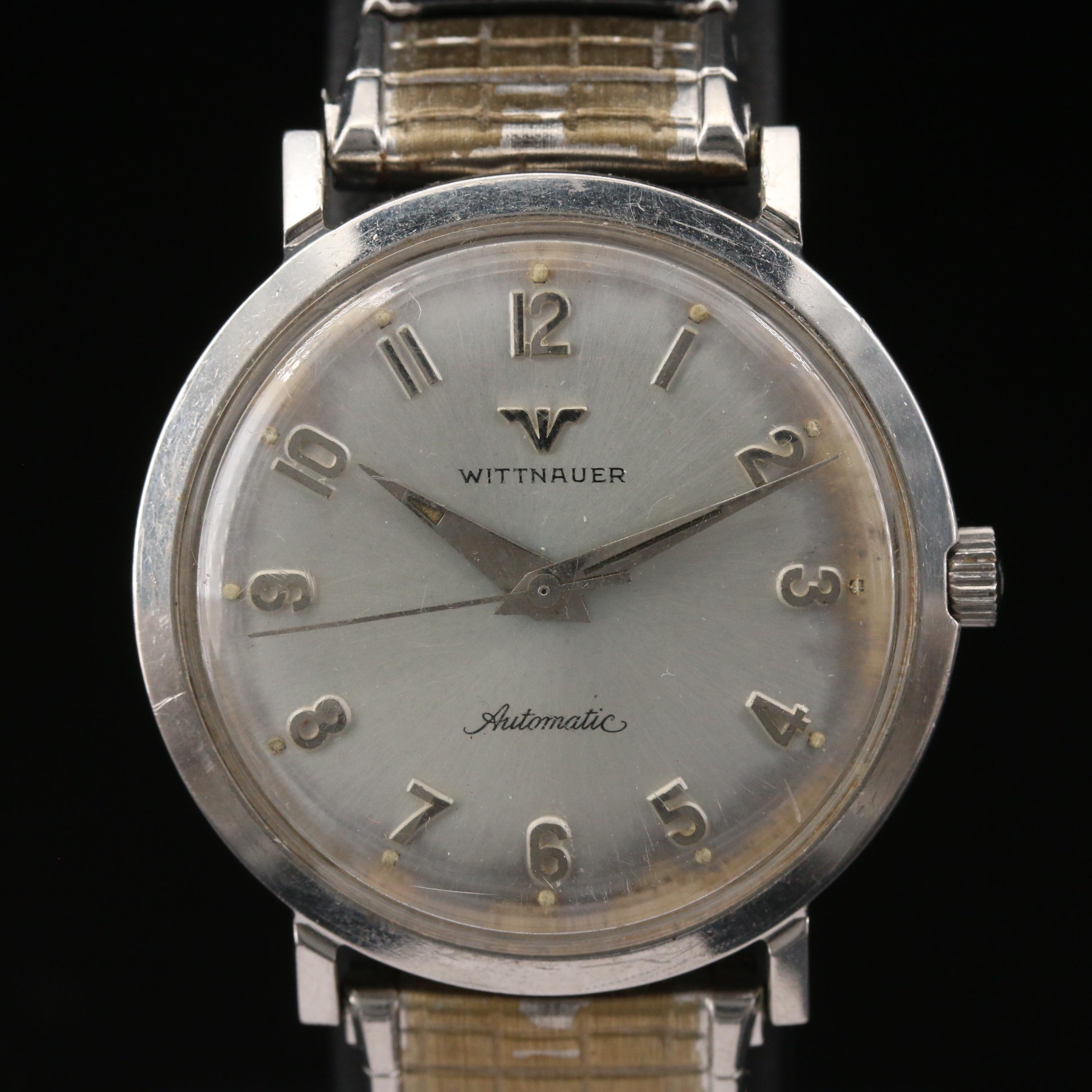 Vintage Wittnauer Stainless Steel Automatic Watch