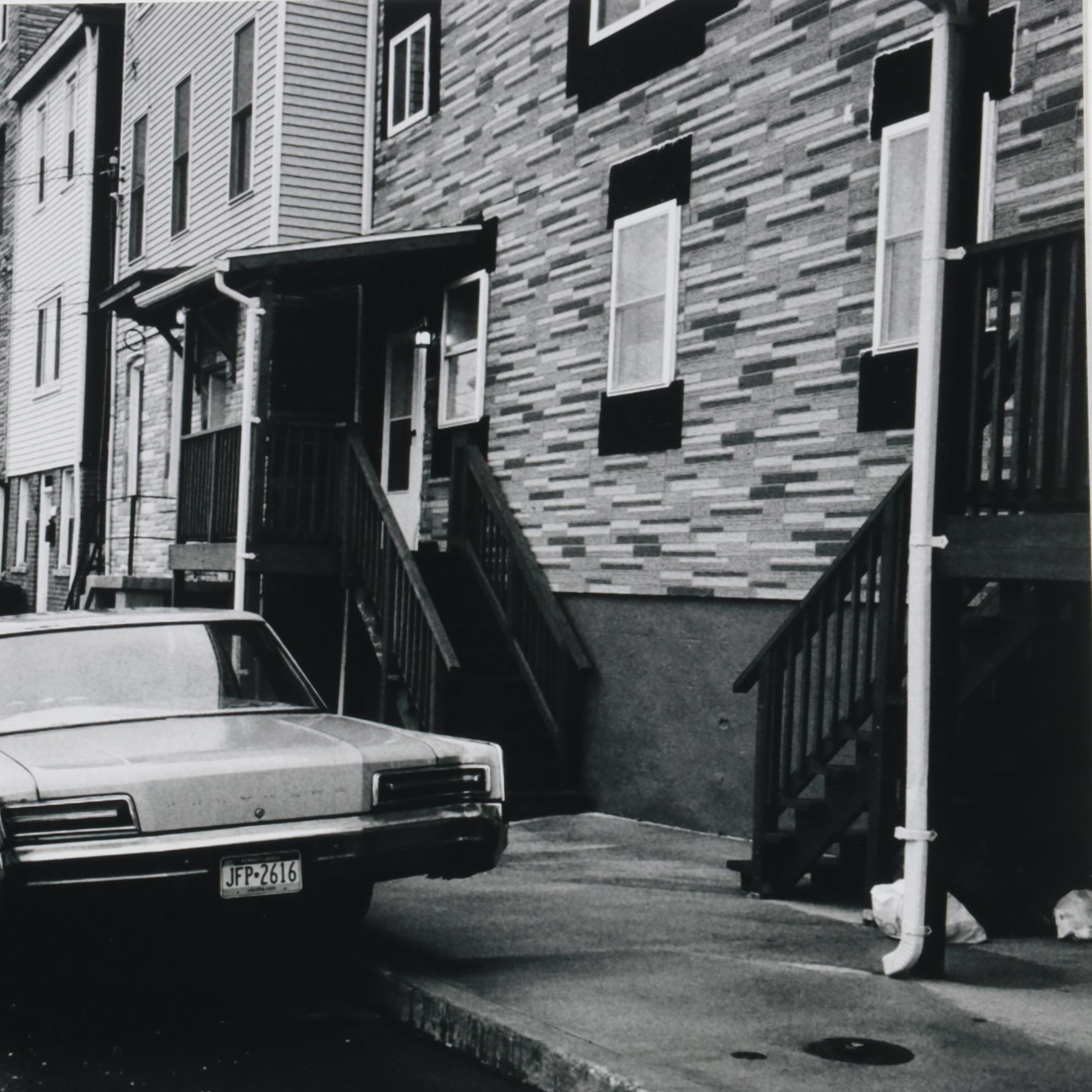 Jaime Bird Silver Gelatin Photograph of City Street Scene with Car, 2020