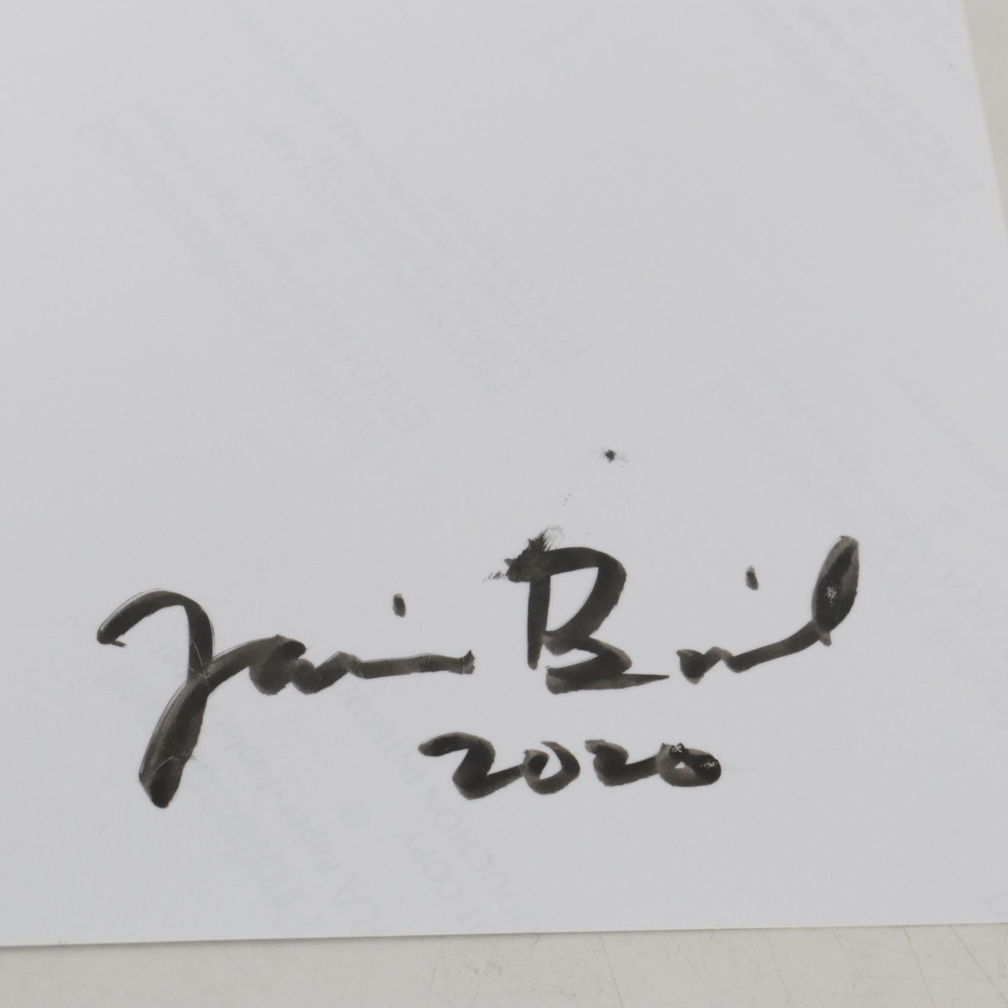 Jaime Bird Silver Gelatin Photograph of City Street Scene with Car, 2020