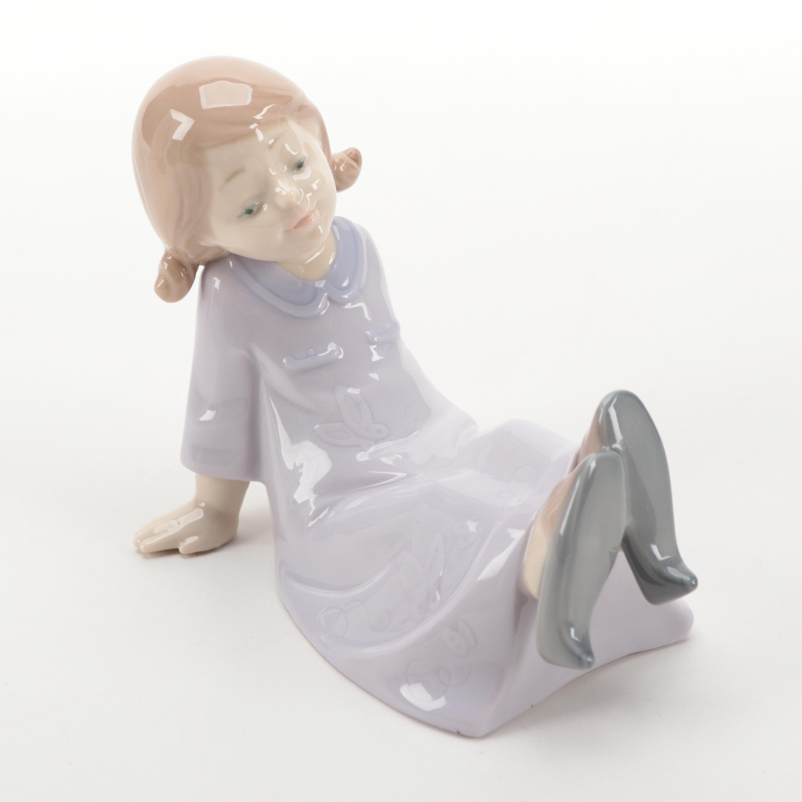 Lladró "Ballet Girl" with Other Nao by Lladró Porcelain Figurines