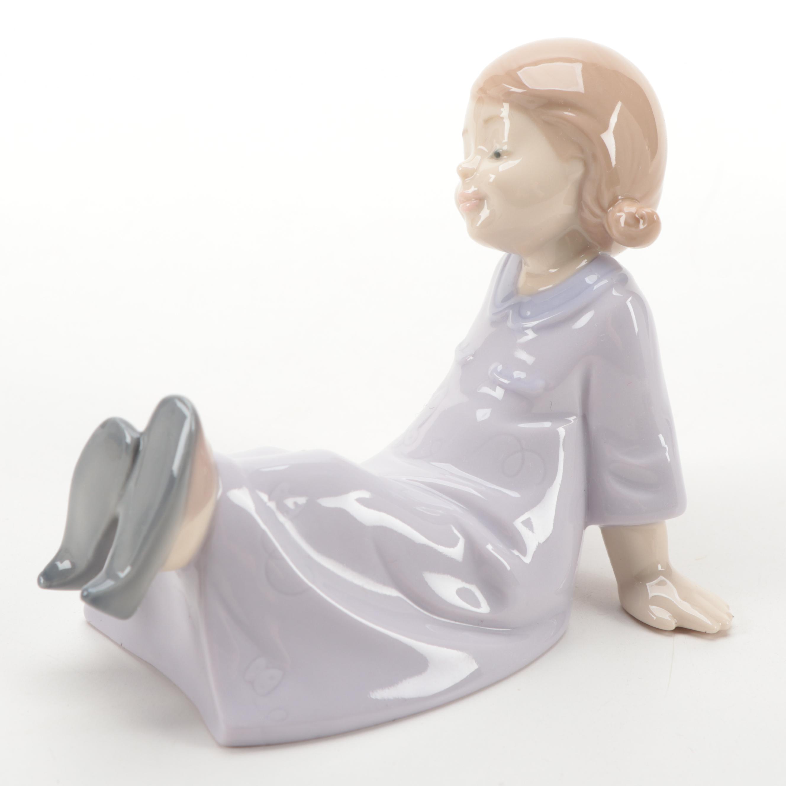Lladró "Ballet Girl" with Other Nao by Lladró Porcelain Figurines
