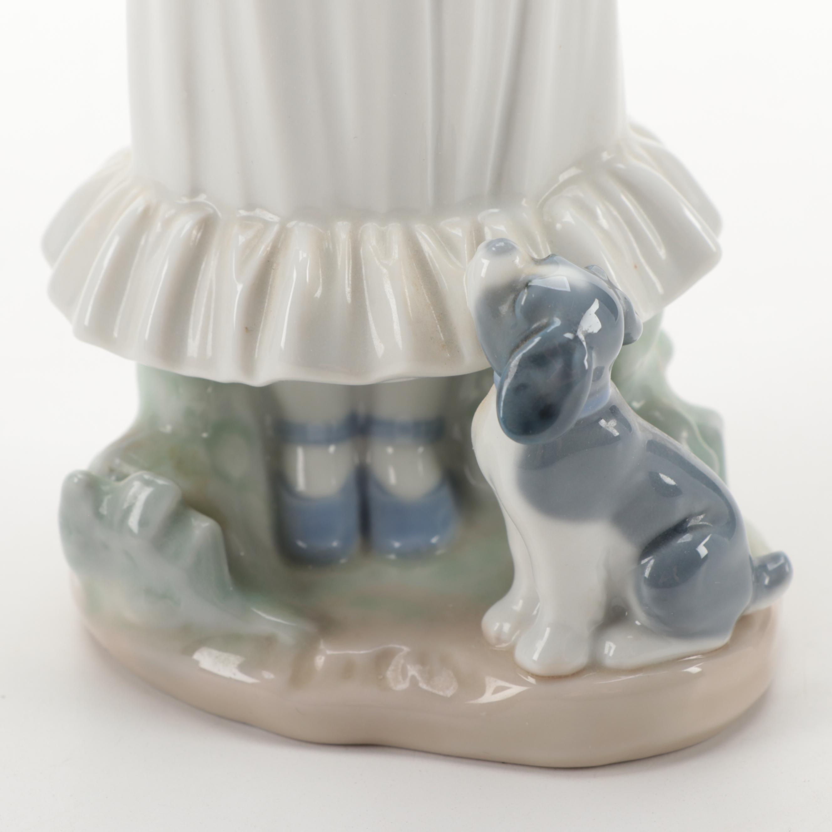 Lladró "Ballet Girl" with Other Nao by Lladró Porcelain Figurines