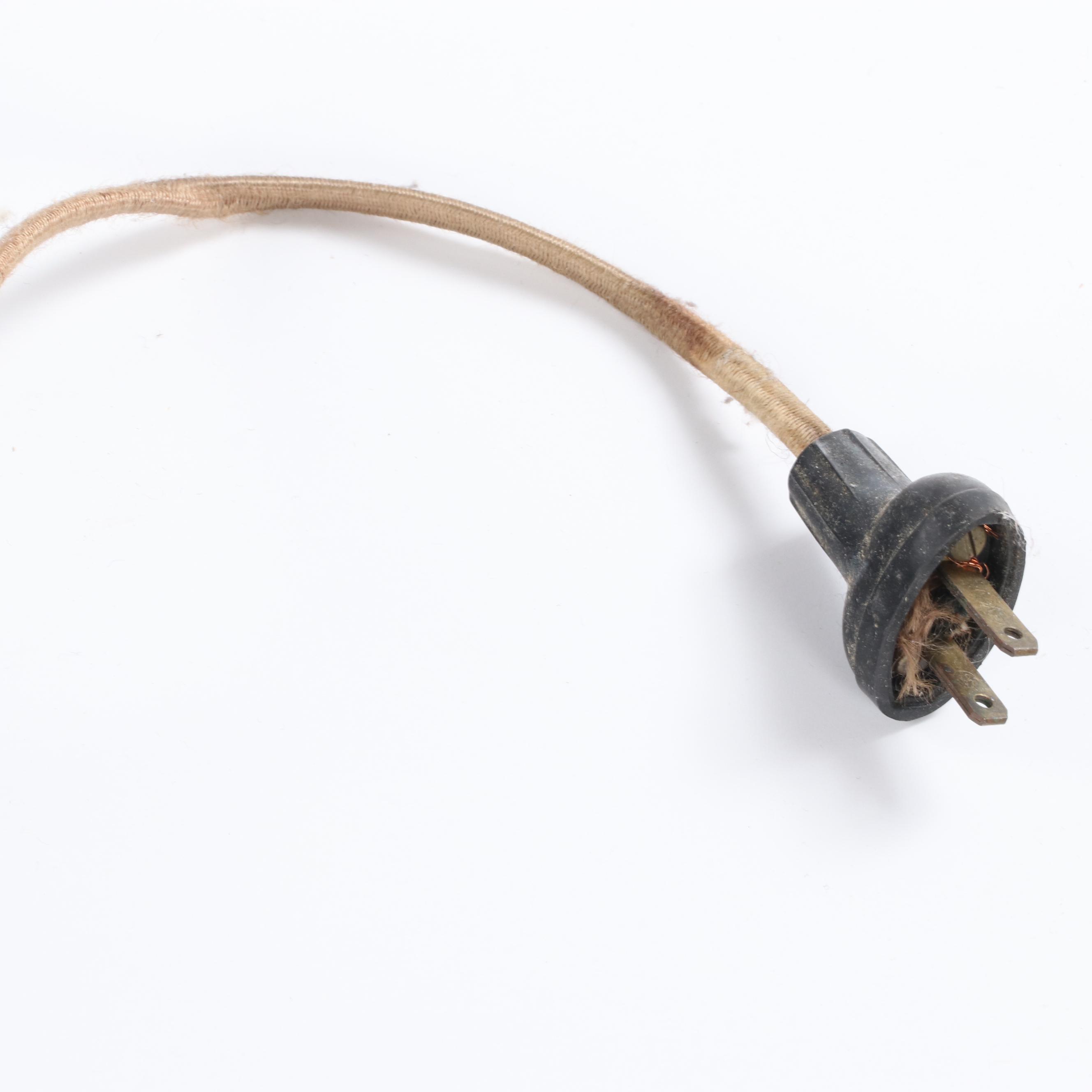 White Fluted Ceramic Baluster Two-Light Lamp