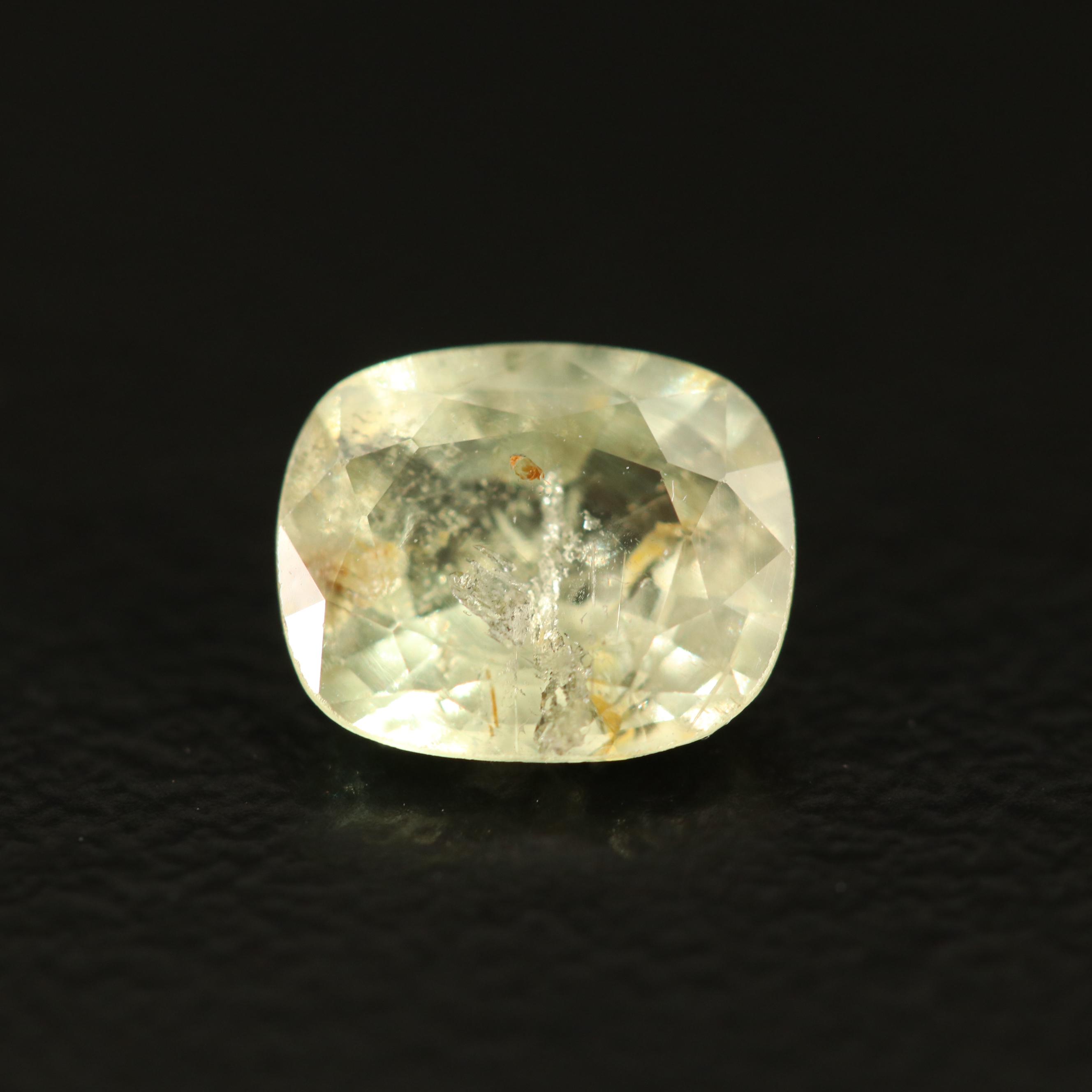 Loose 1.09 CT Rectangular Cushion Faceted Alexandrite