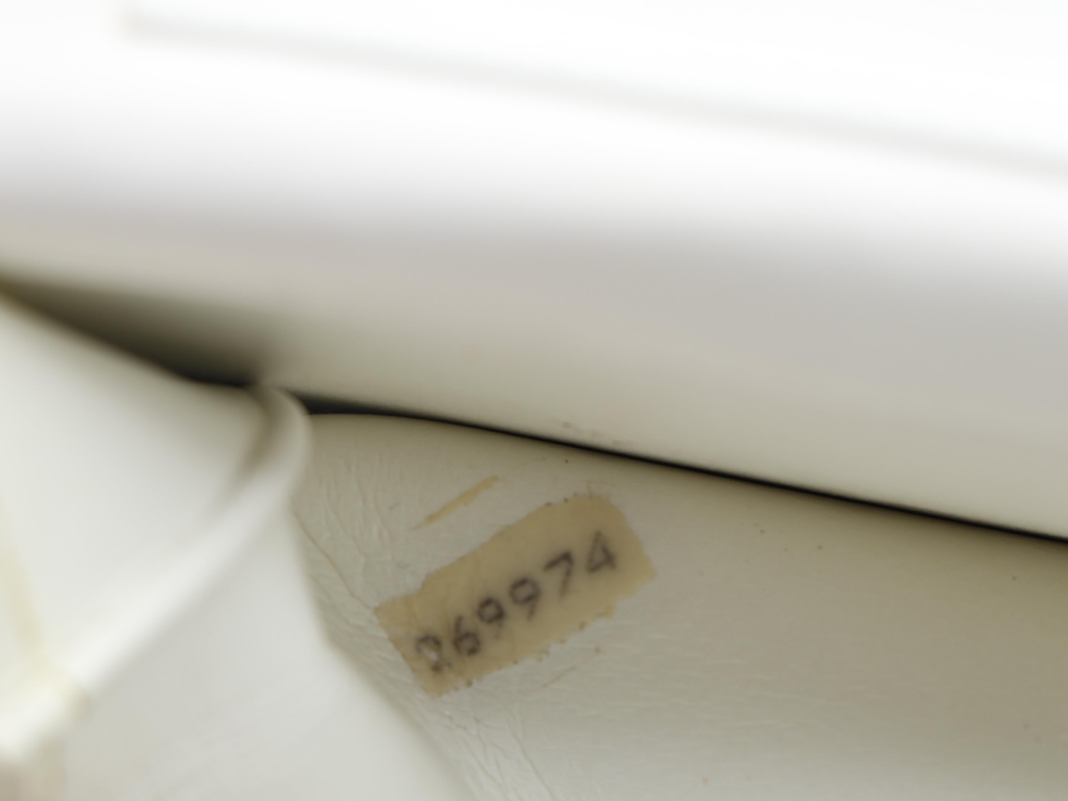 Chanel Quilted White Lambskin WOC Clutch