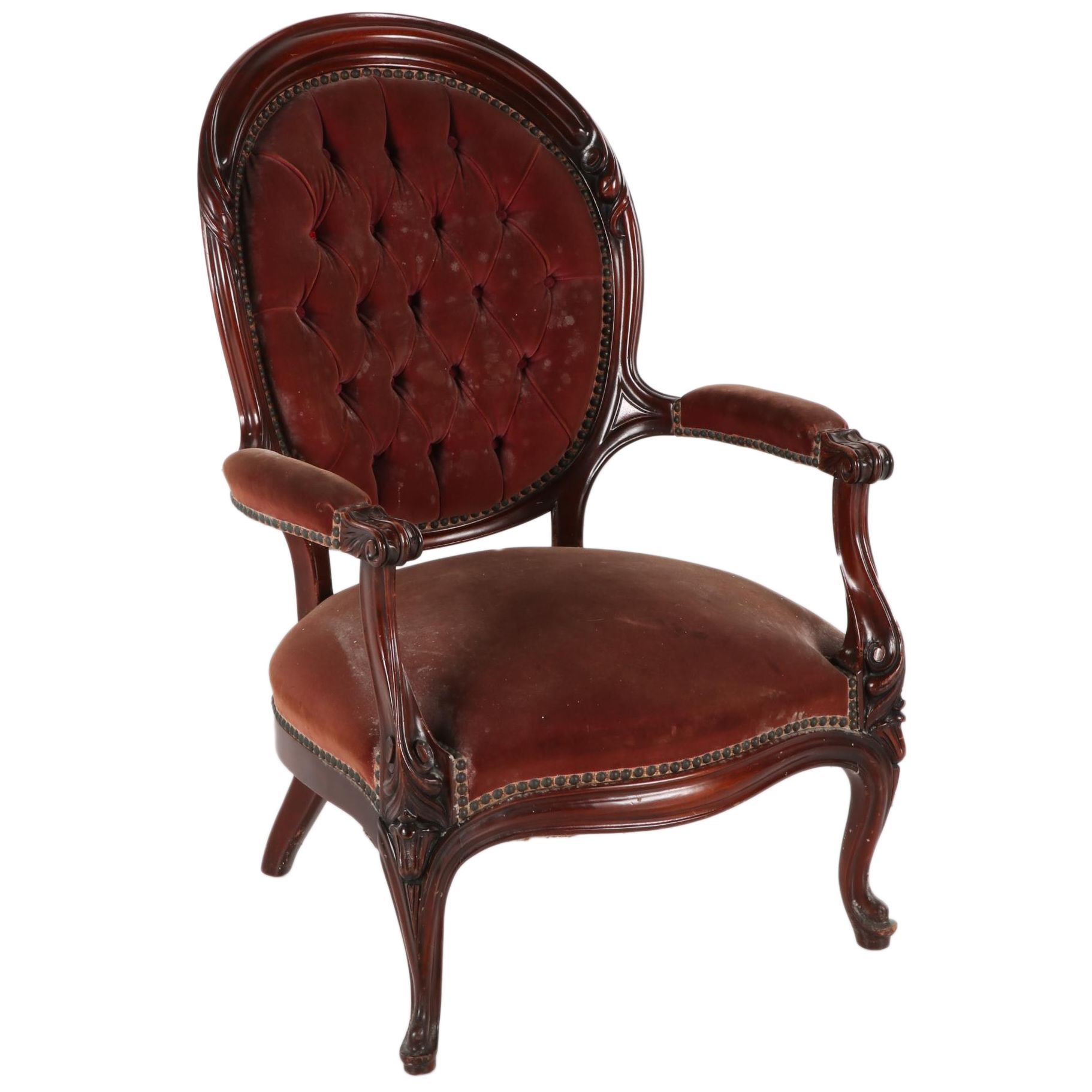 Vander Ley Bros. "Fredericksburg" Victorian Style Armchair, 1930s