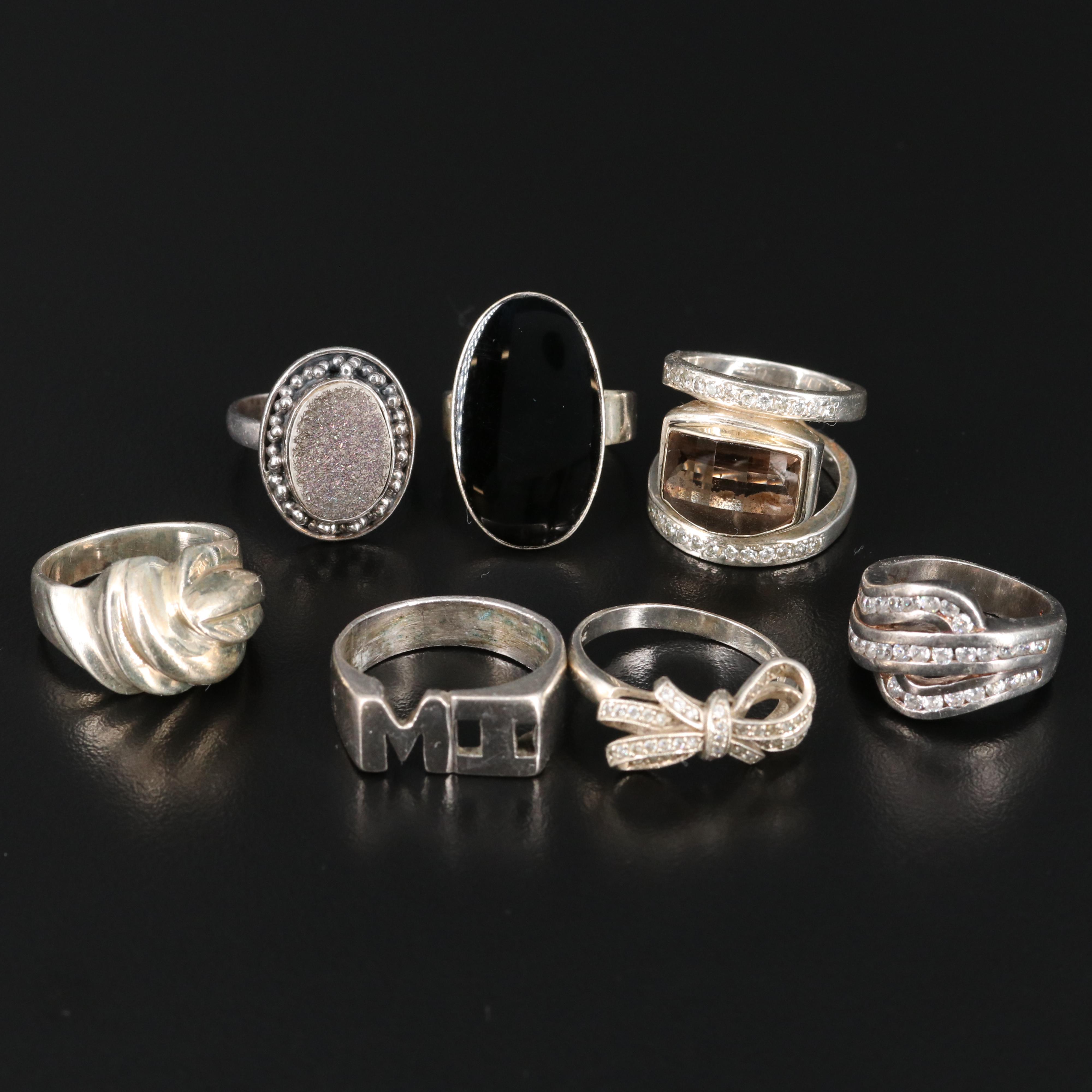 Sterling Rings Featuring Michael Dawkins and Desert Rose Trading