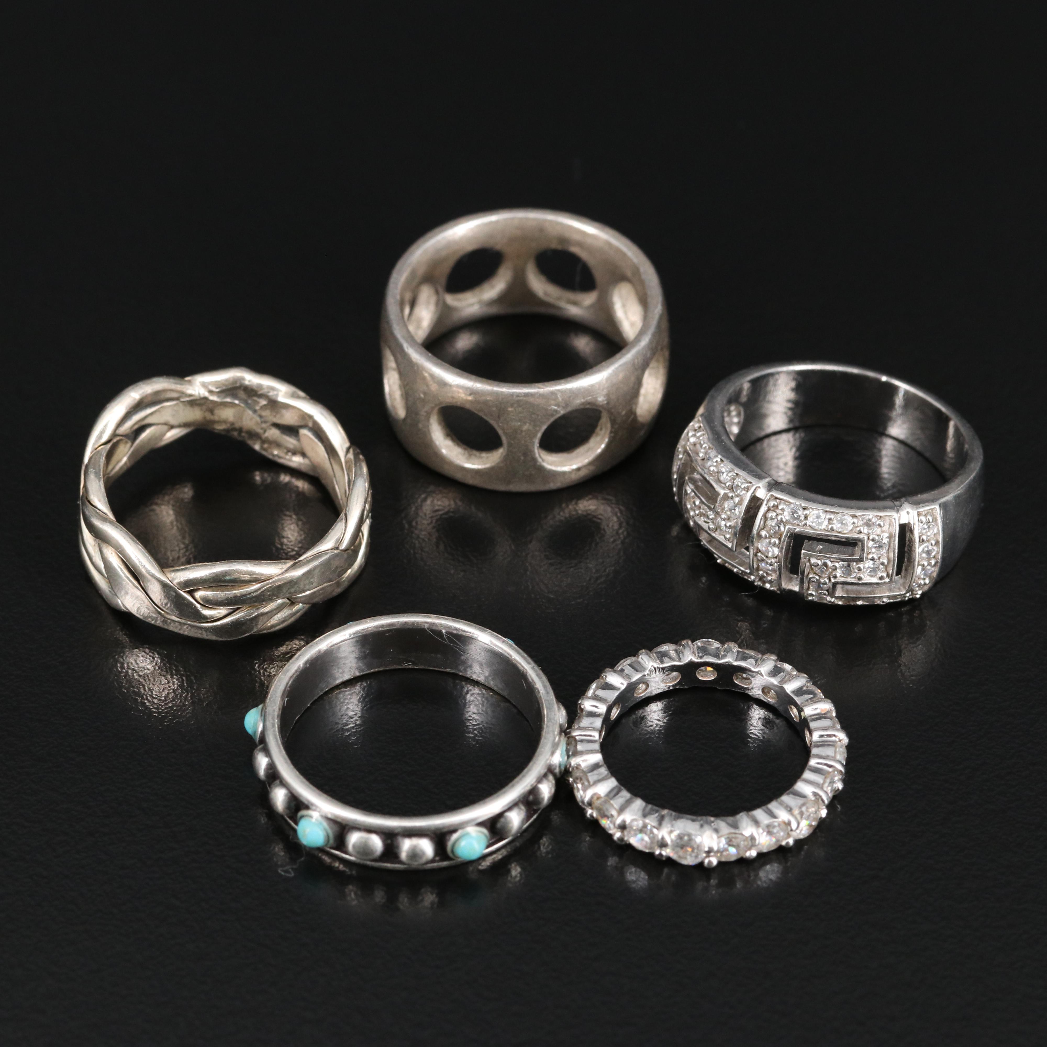 Sterling Rings Featuring Michael Dawkins and Desert Rose Trading