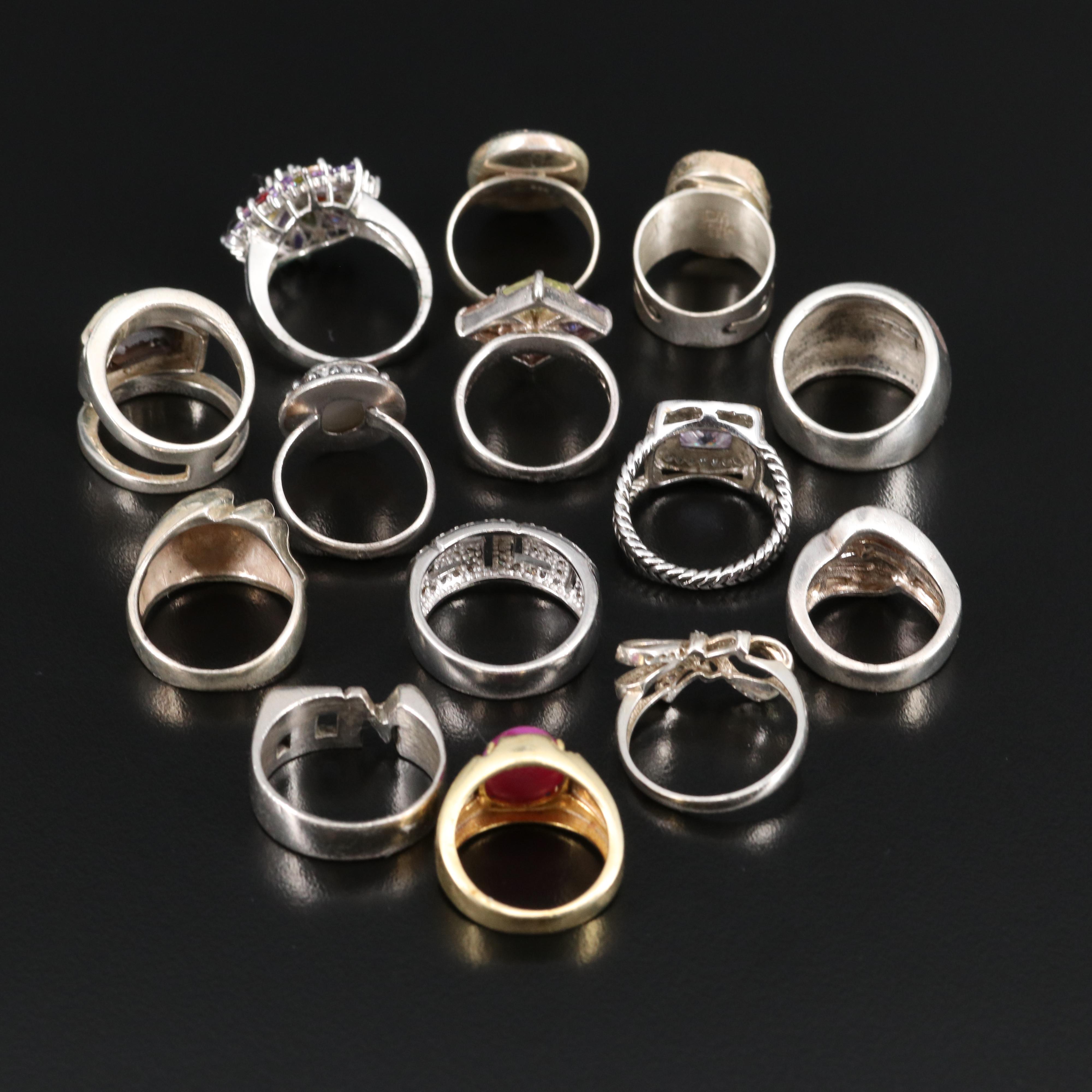 Sterling Rings Featuring Michael Dawkins and Desert Rose Trading