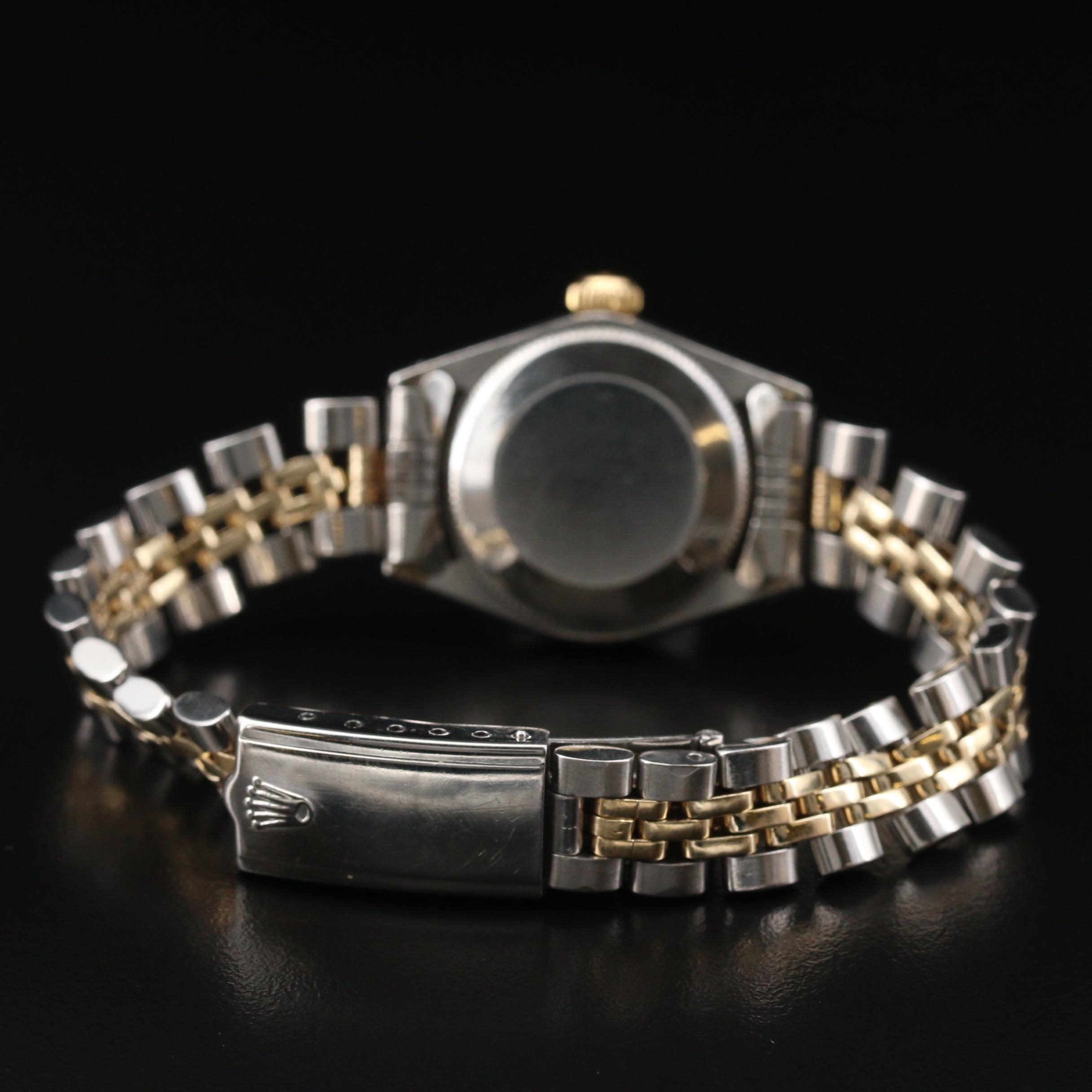 1968 Rolex Oyster Perpetual 14K Gold and Stainless Steel Automatic Watch