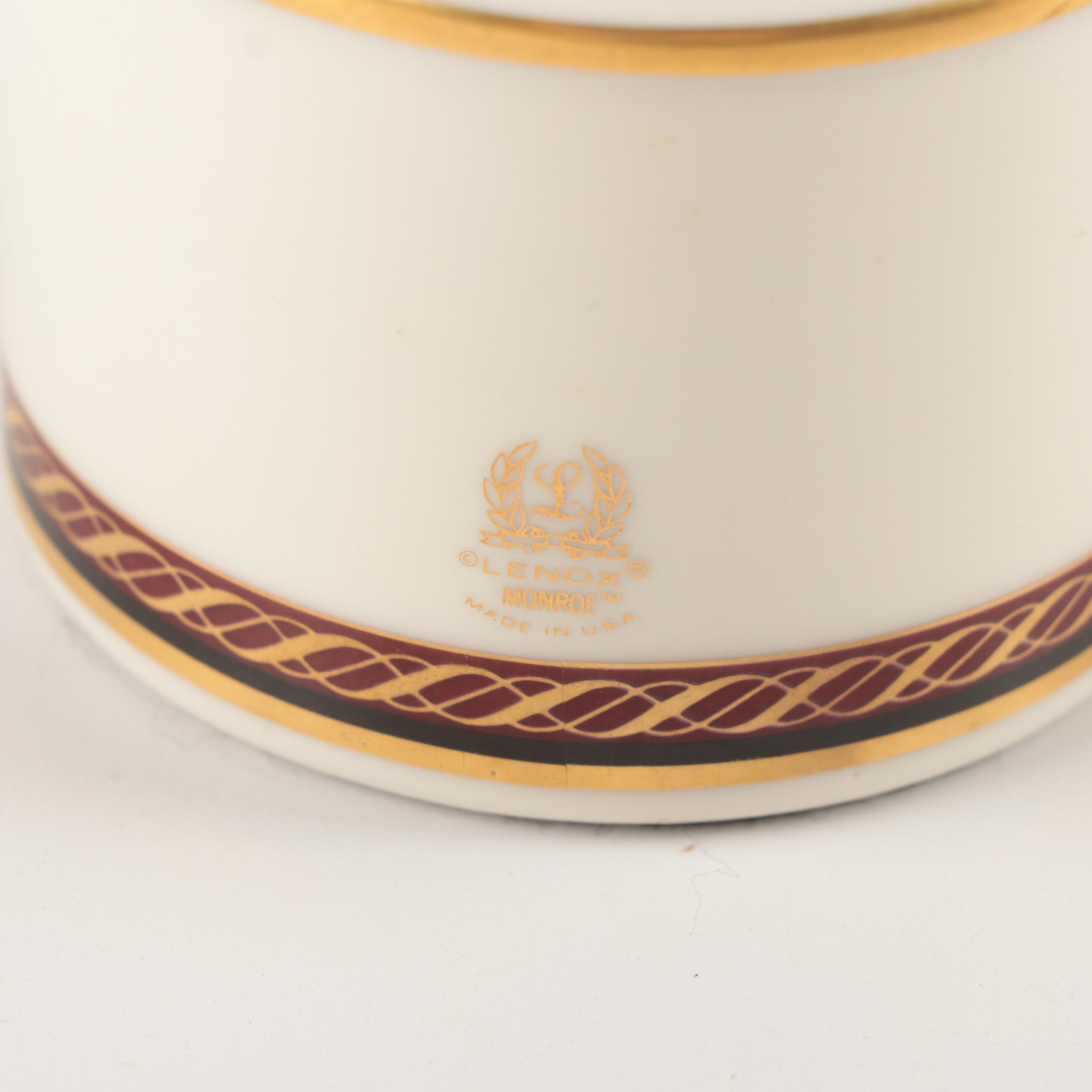 Lenox Presidential Collection "Monroe" Porcelain Dinnerware, 1983–2003