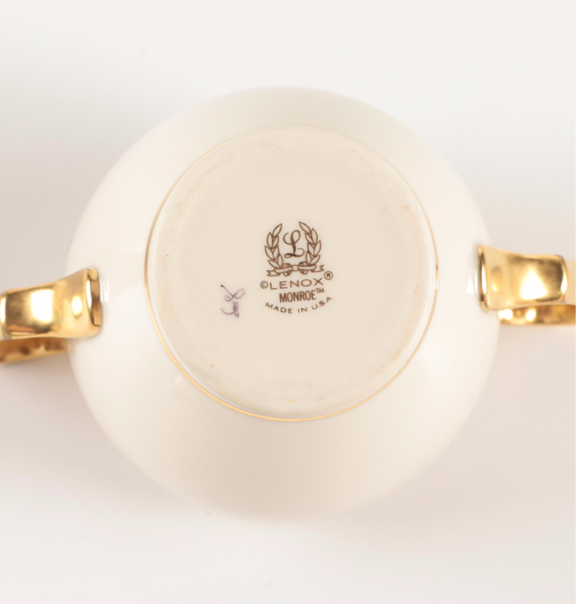 Lenox Presidential Collection "Monroe" Porcelain Dinnerware, 1983–2003