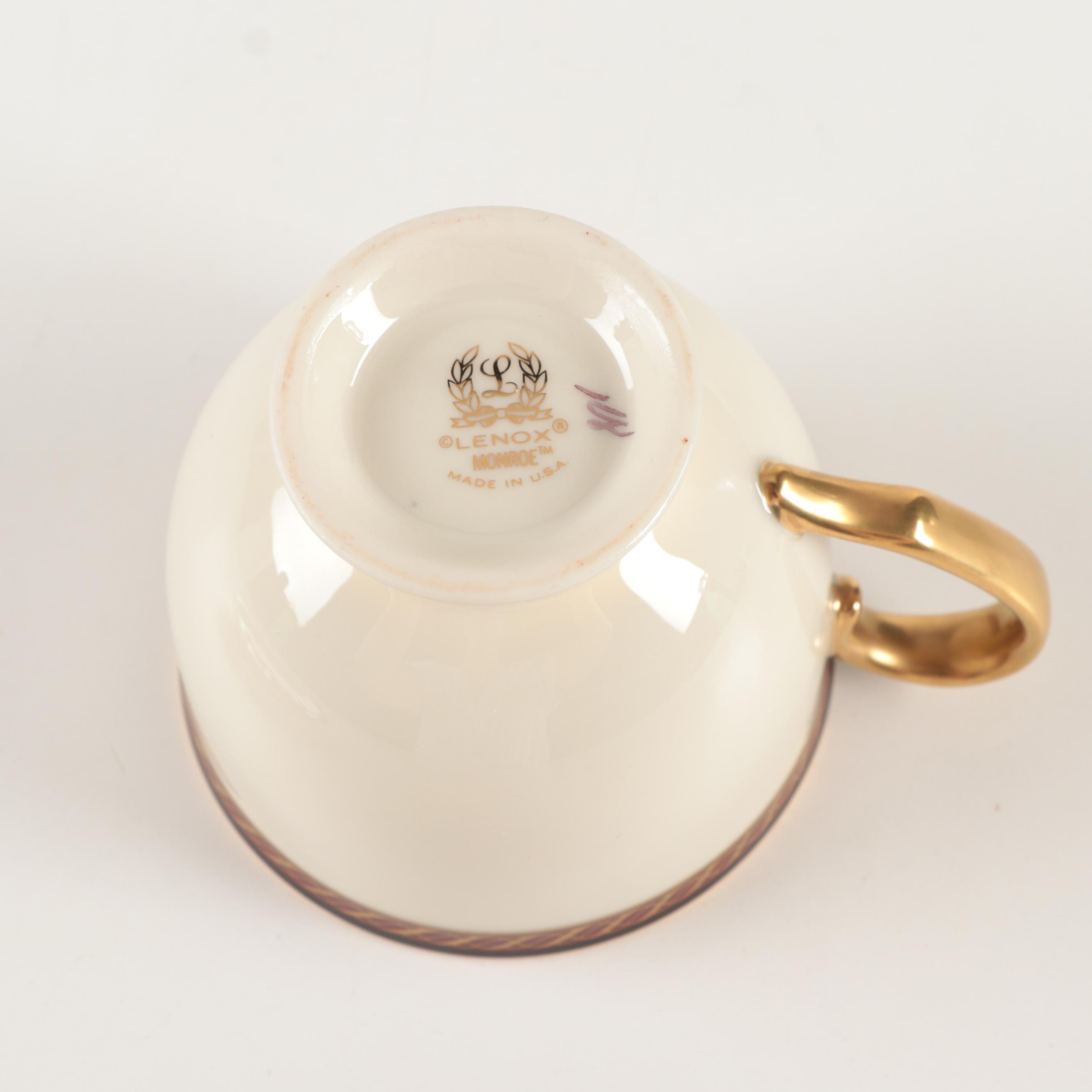 Lenox Presidential Collection "Monroe" Porcelain Dinnerware, 1983–2003